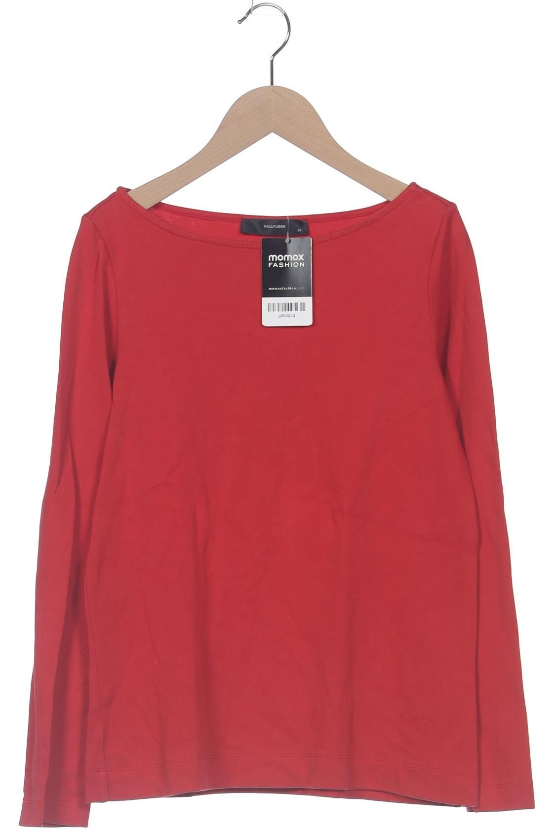 

Hallhuber Damen Langarmshirt, rot, Gr. 34