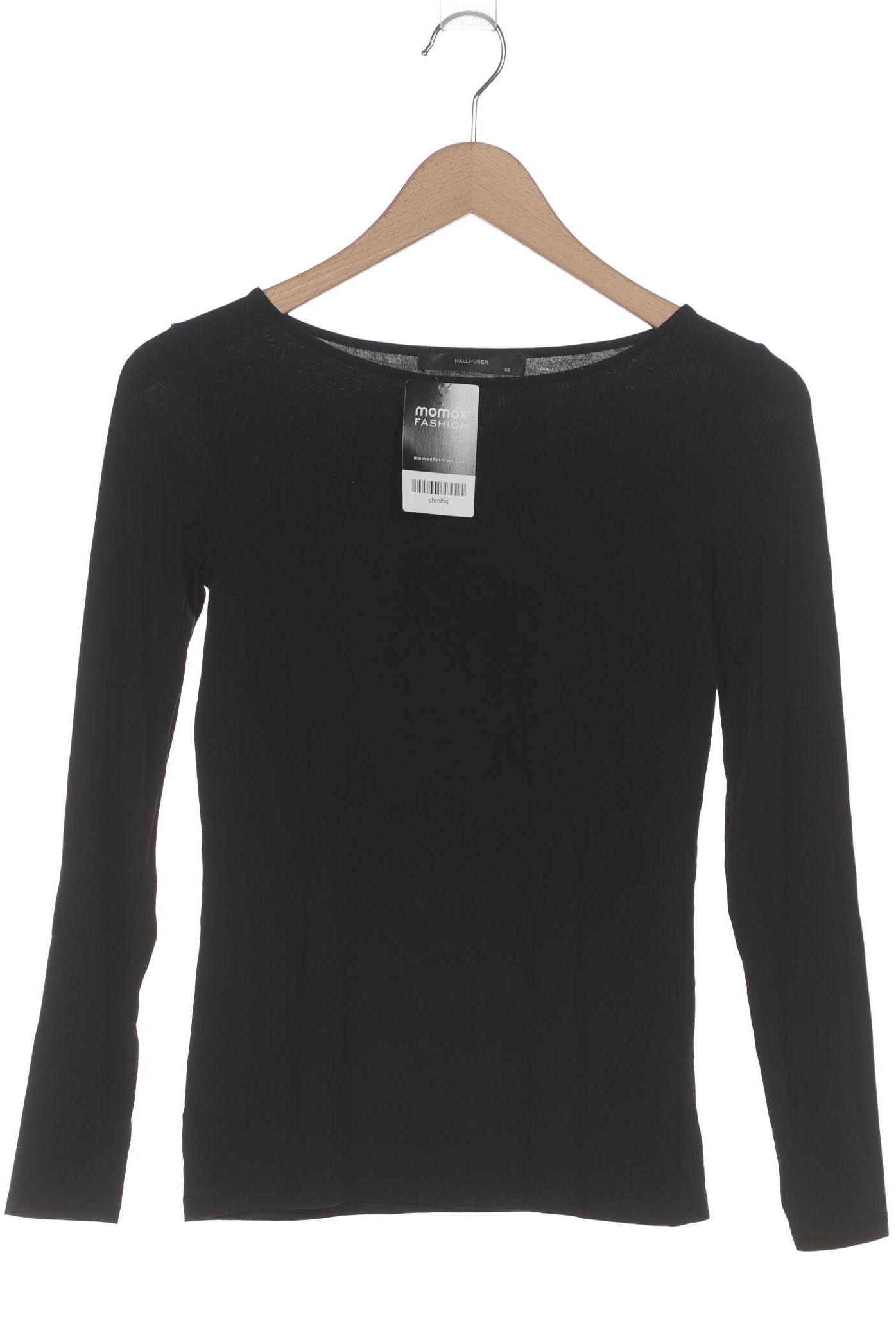

Hallhuber Damen Langarmshirt, schwarz, Gr. 34