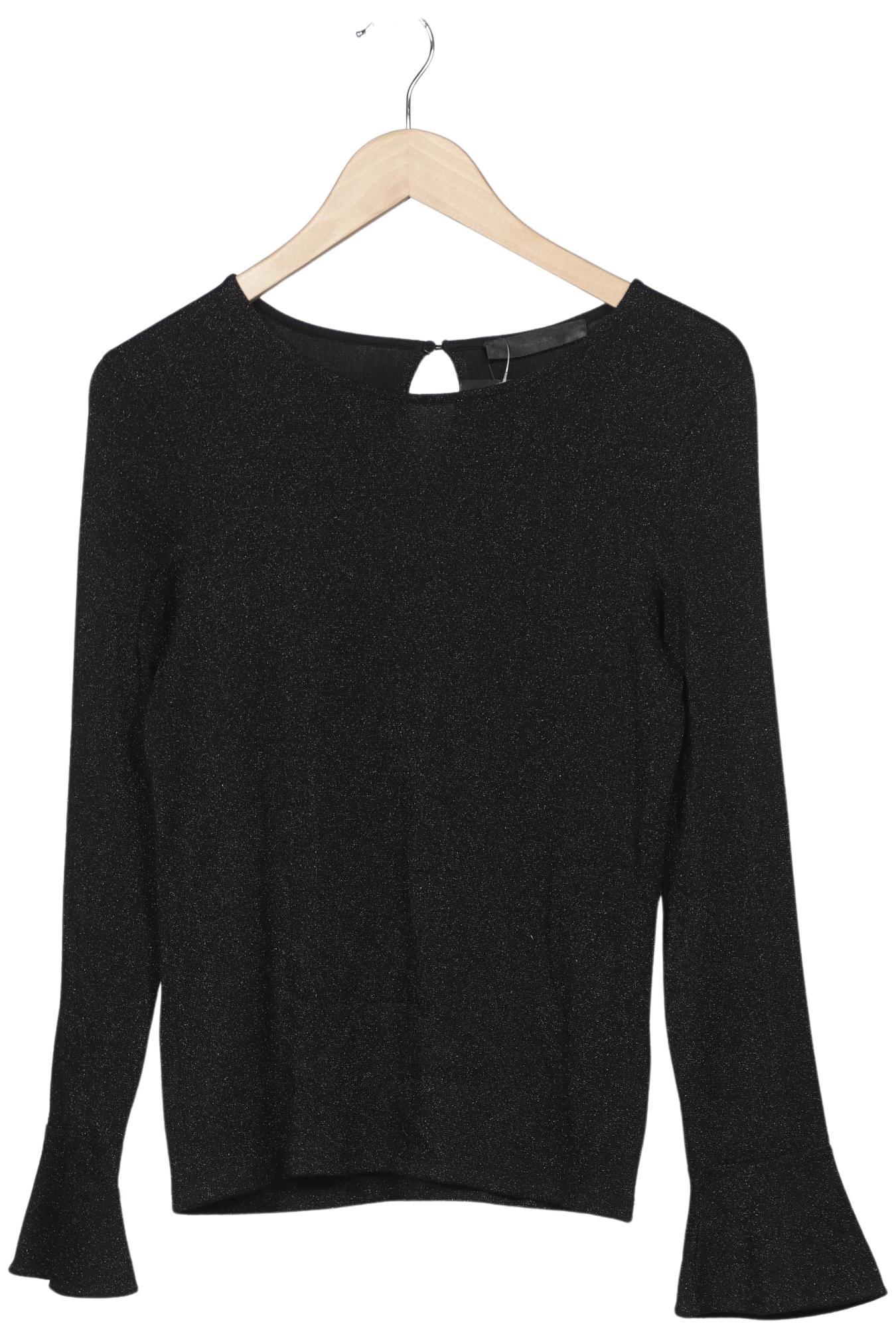 

Hallhuber Damen Langarmshirt, schwarz, Gr. 38