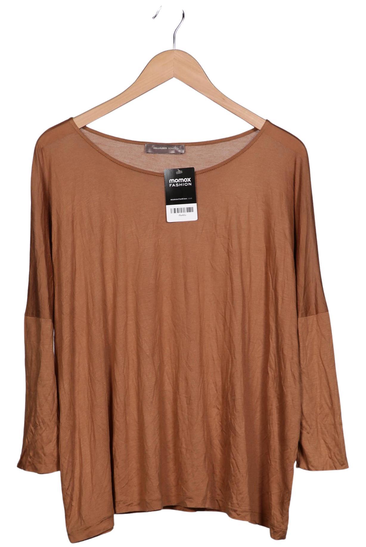 

Hallhuber Damen Langarmshirt, braun, Gr. 38