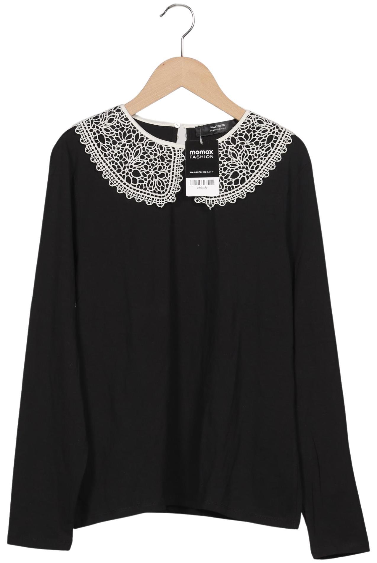 

Hallhuber Damen Langarmshirt, schwarz, Gr. 44