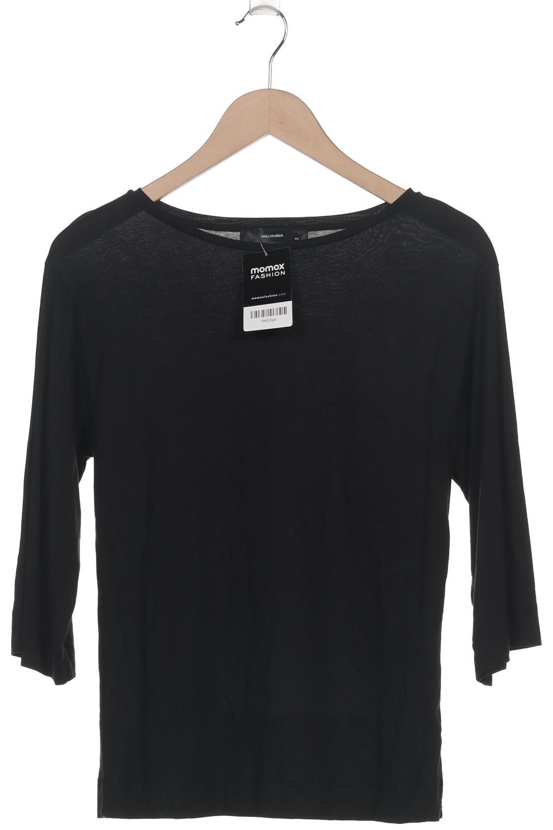 

Hallhuber Damen Langarmshirt, schwarz, Gr. 34