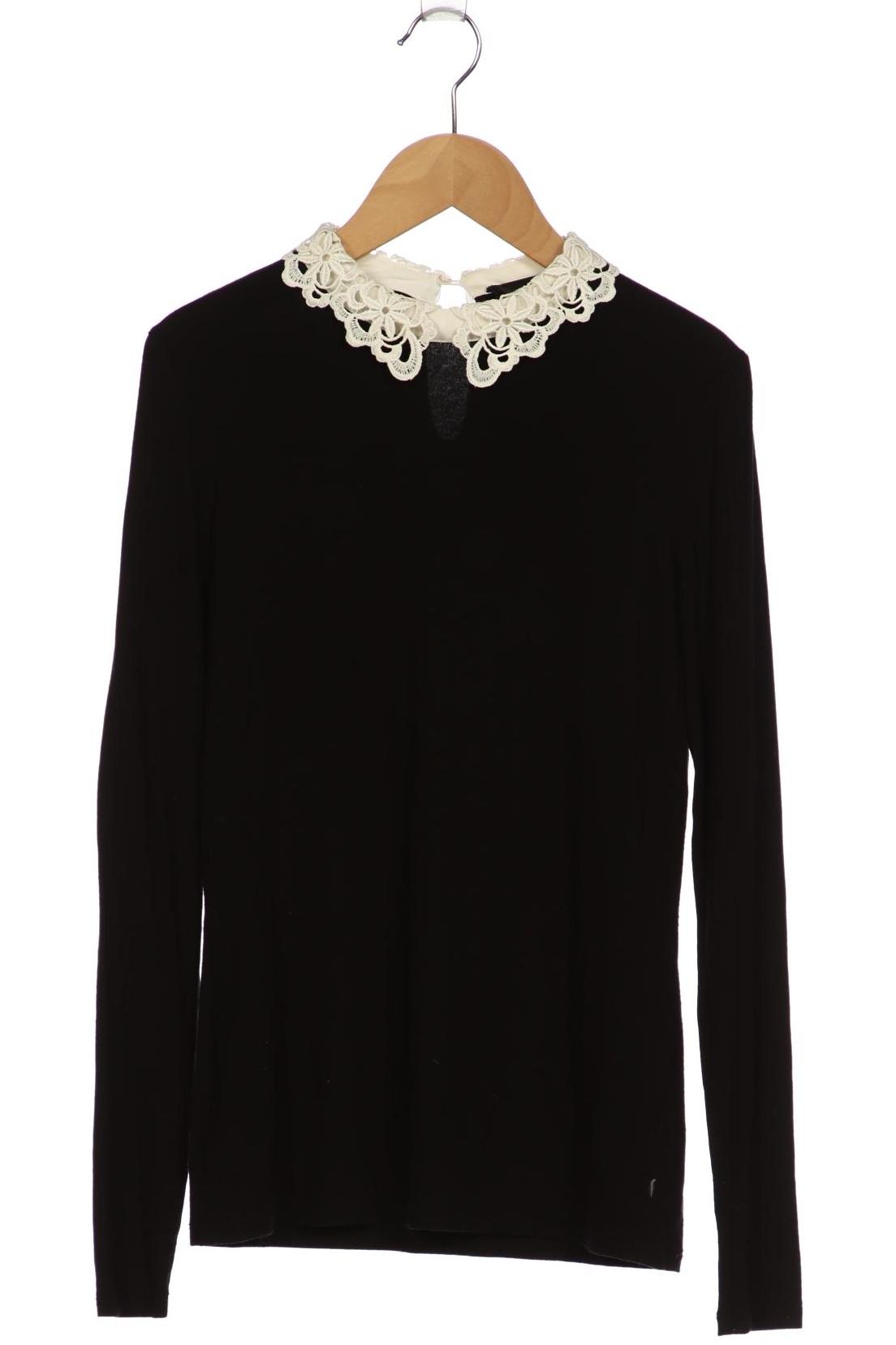 

Hallhuber Damen Langarmshirt, schwarz, Gr. 34