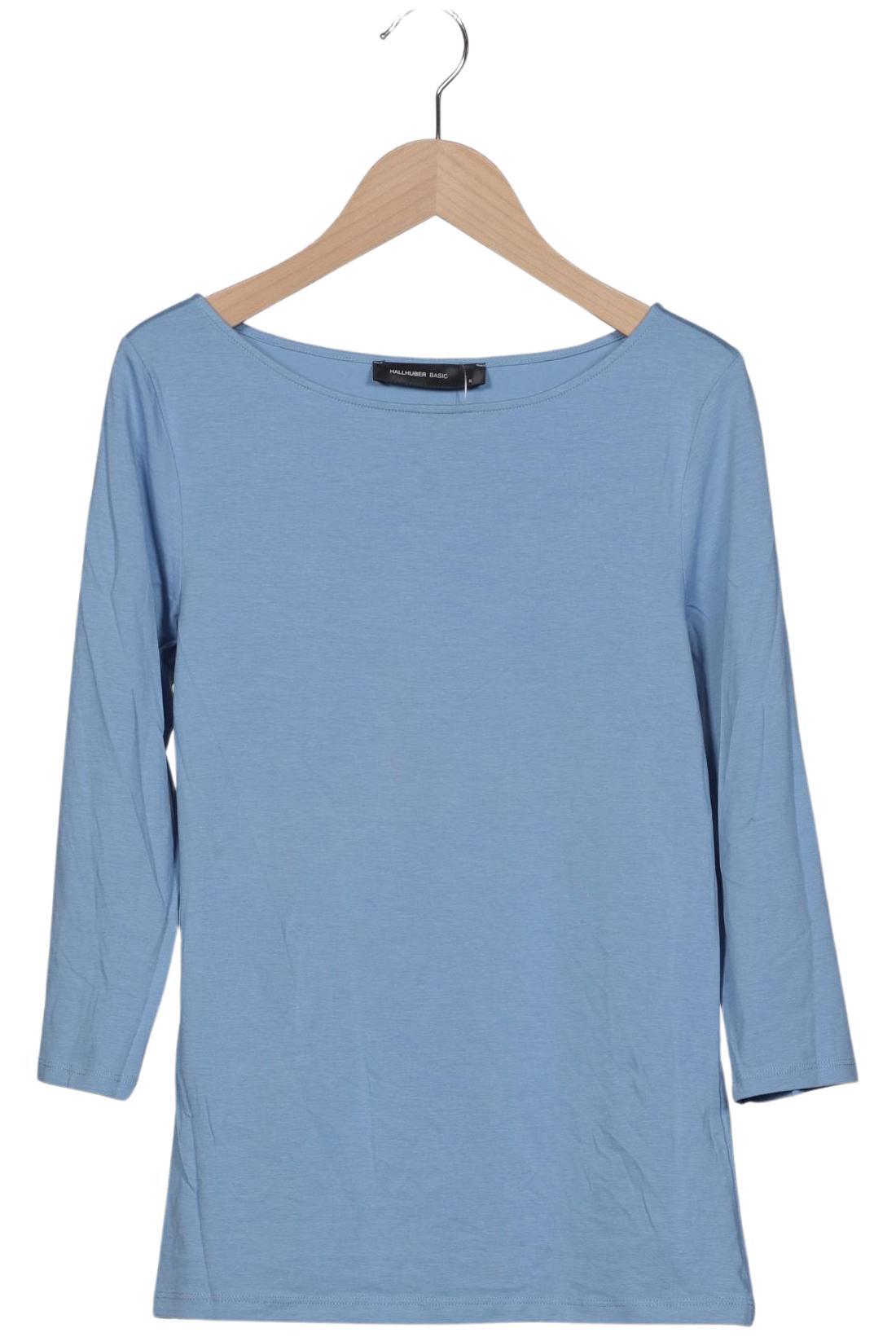 

Hallhuber Damen Langarmshirt, hellblau, Gr. 36