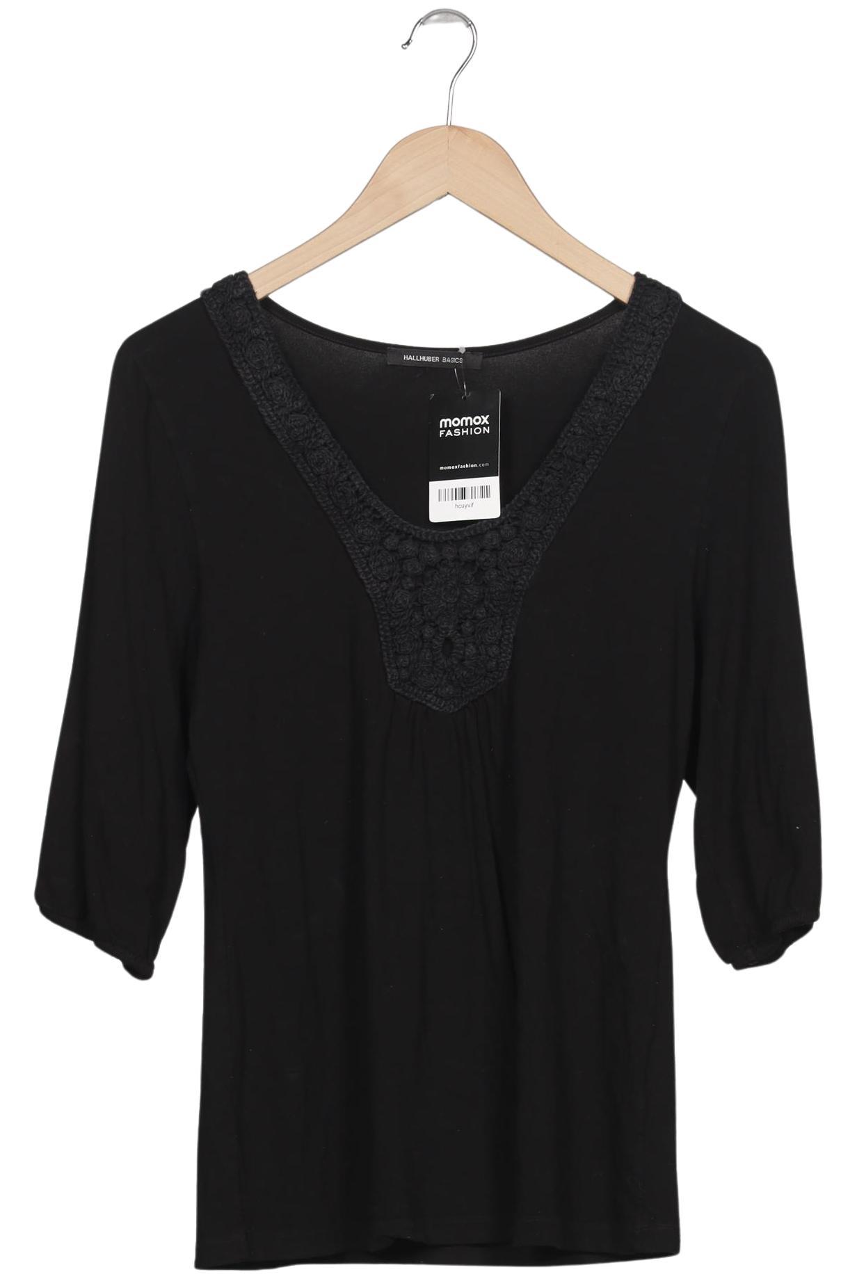 

Hallhuber Damen Langarmshirt, schwarz, Gr. 34