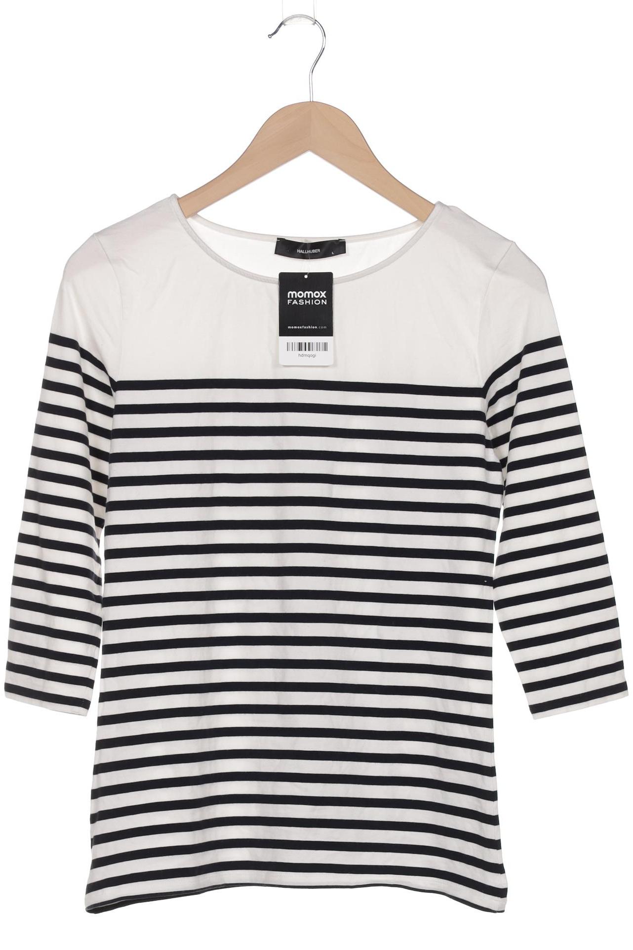

Hallhuber Damen Langarmshirt, weiß, Gr. 42