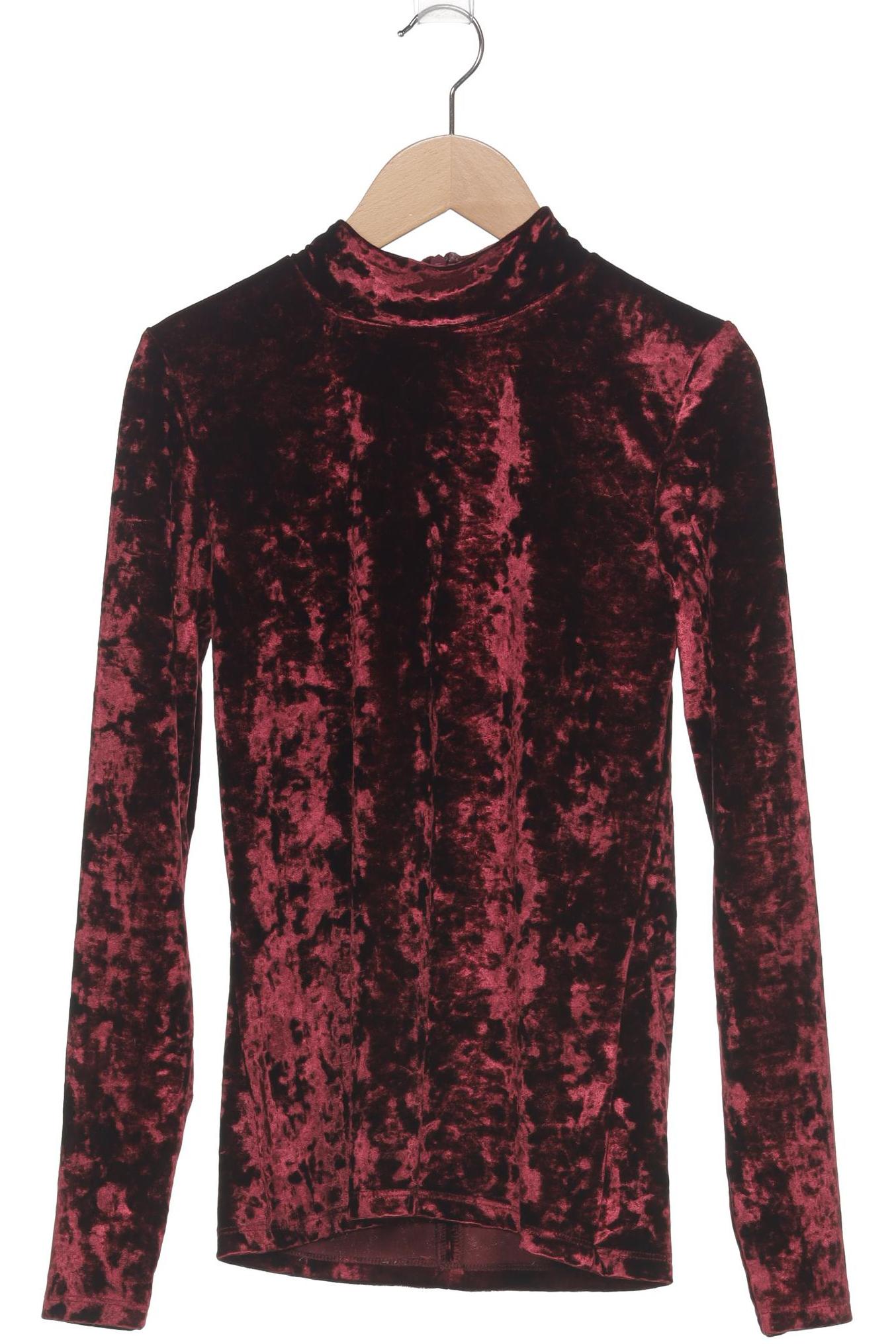 

Hallhuber Damen Langarmshirt, bordeaux, Gr. 34