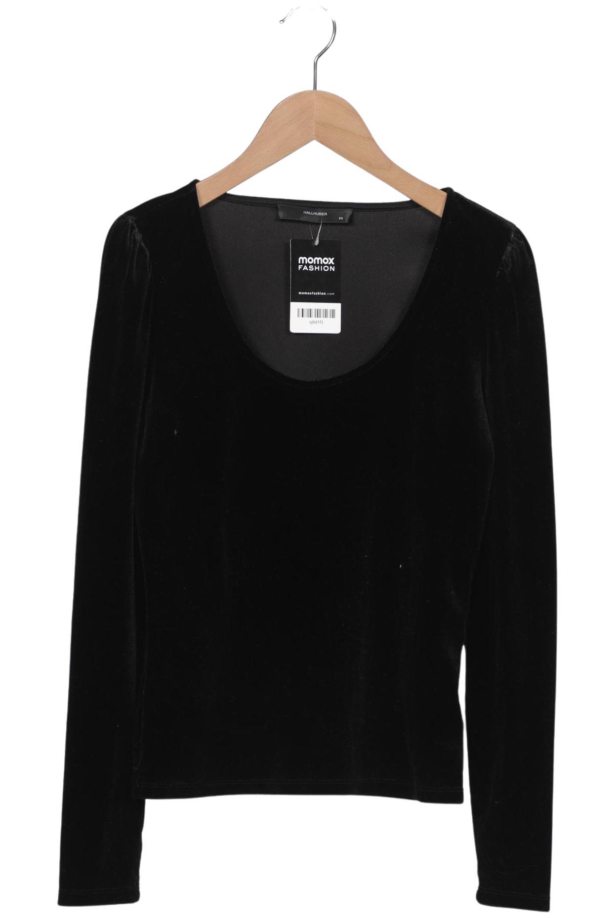 

Hallhuber Damen Langarmshirt, schwarz, Gr. 34
