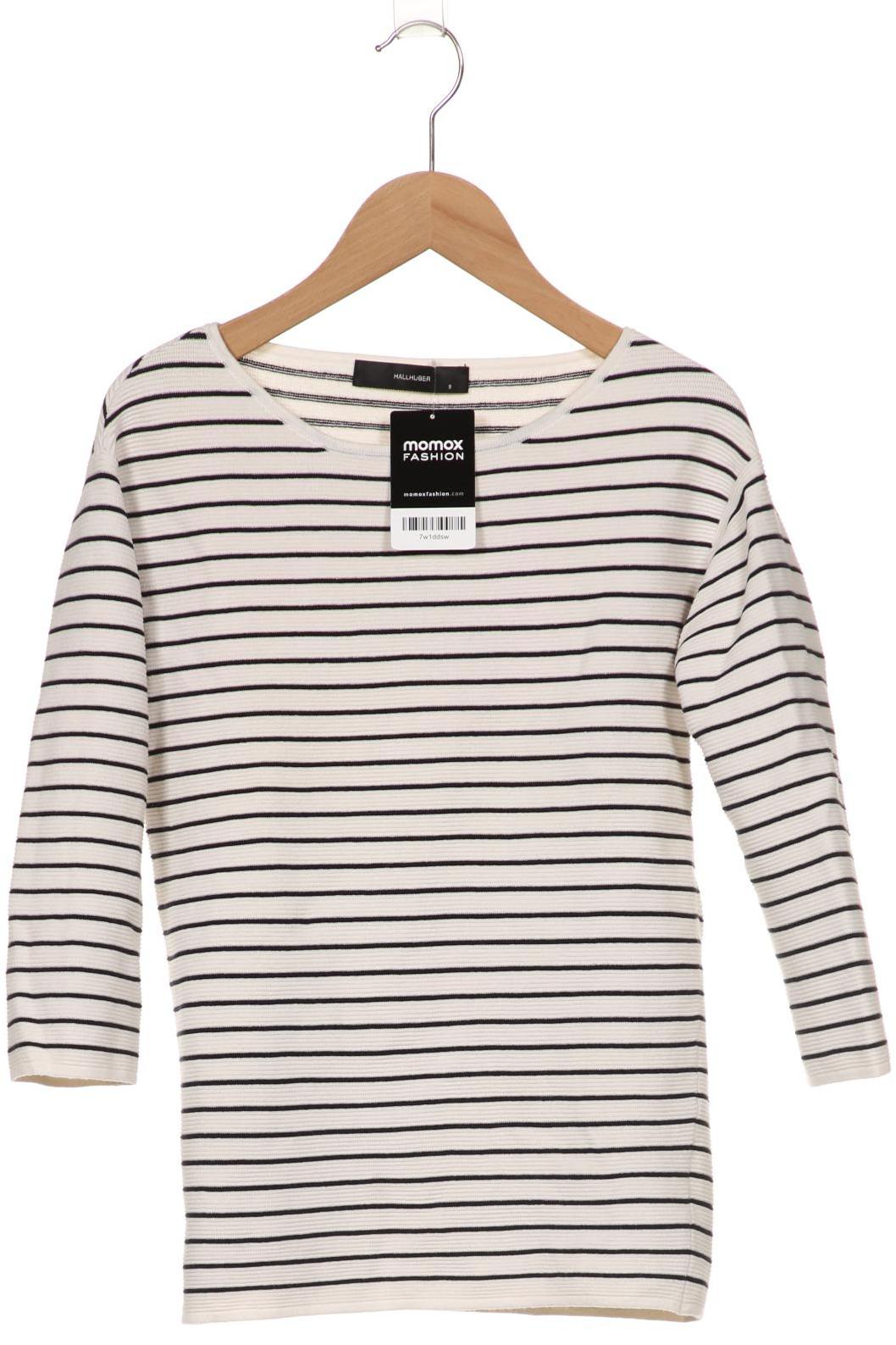 

Hallhuber Damen Langarmshirt, weiß, Gr. 36