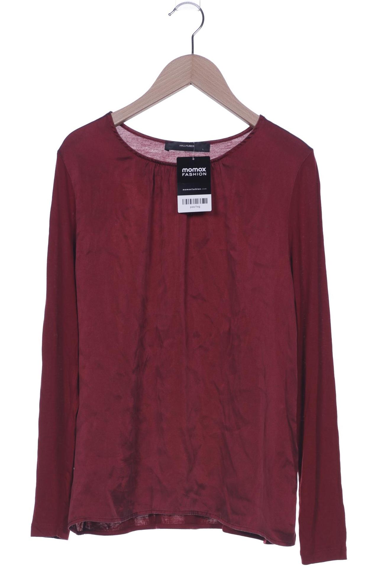 

Hallhuber Damen Langarmshirt, bordeaux, Gr. 42