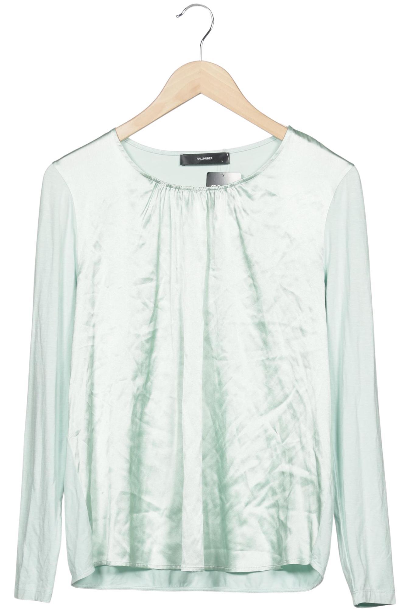 

Hallhuber Damen Langarmshirt, hellgrün, Gr. 42