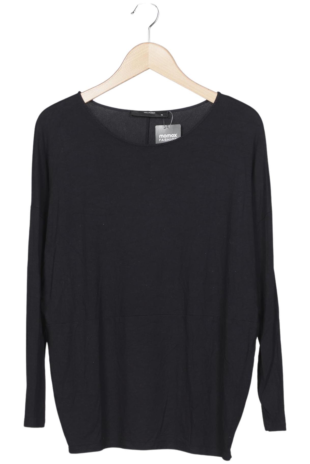 

Hallhuber Damen Langarmshirt, schwarz, Gr. 34