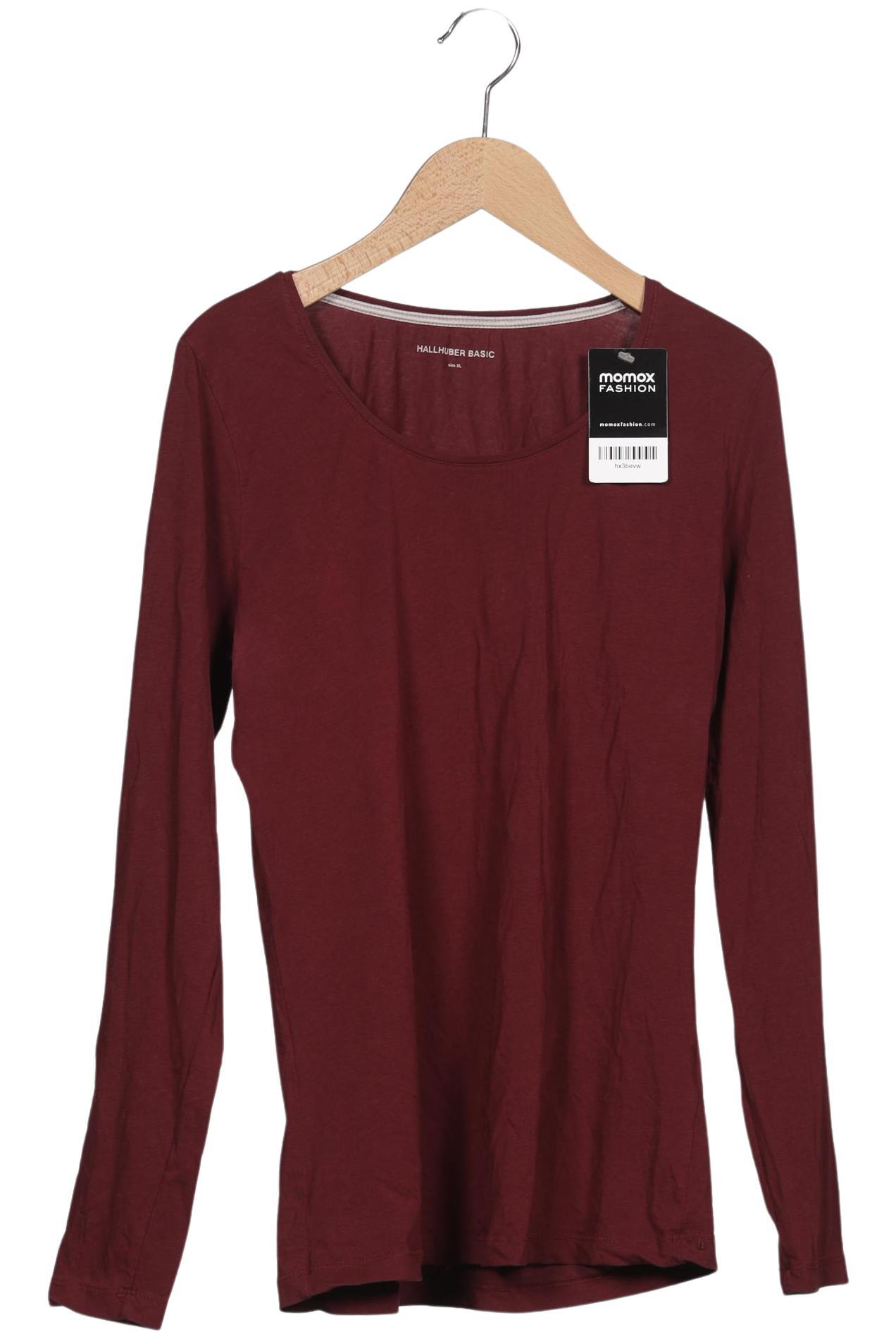 

Hallhuber Damen Langarmshirt, bordeaux, Gr. 44