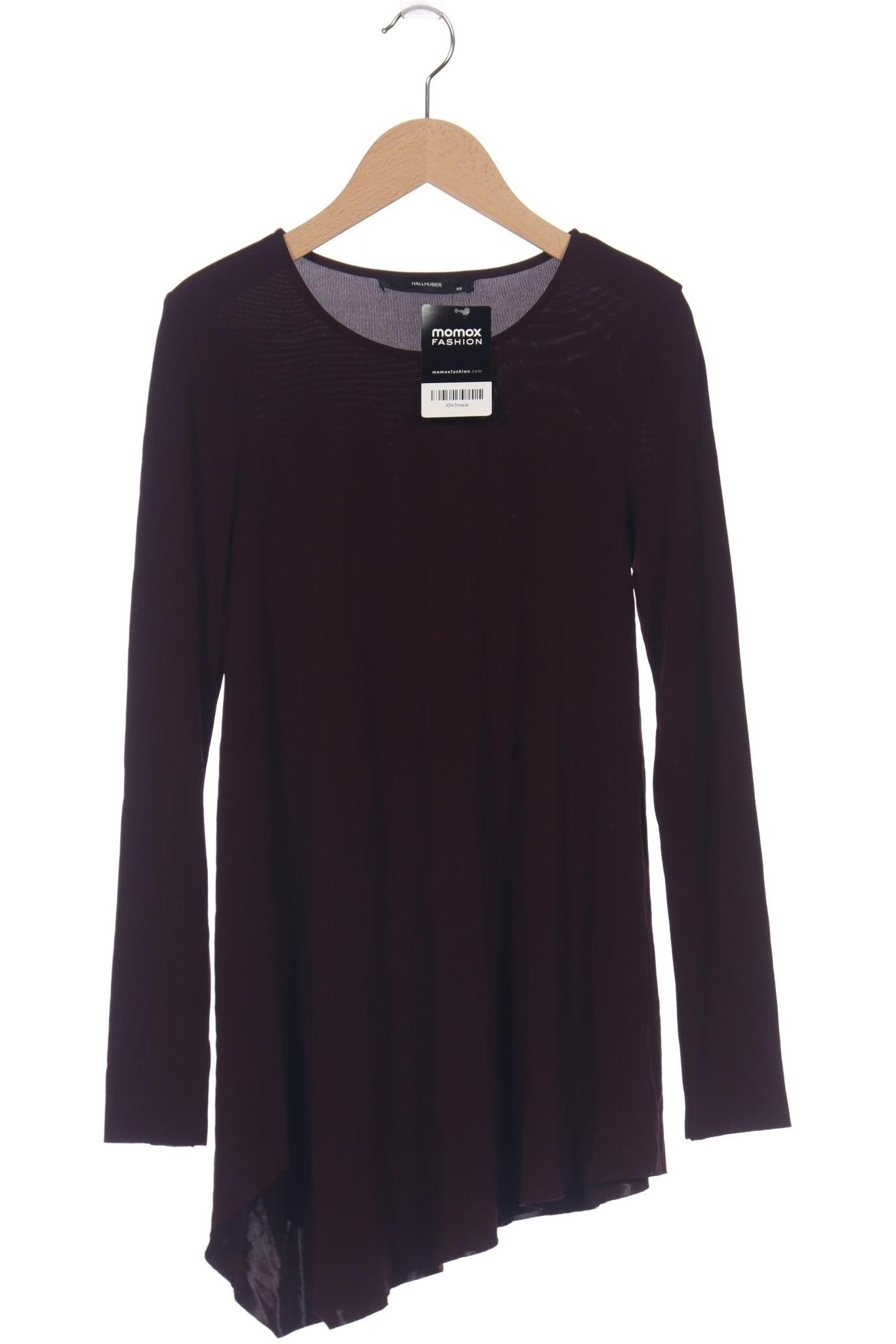 

Hallhuber Damen Langarmshirt, bordeaux, Gr. 34
