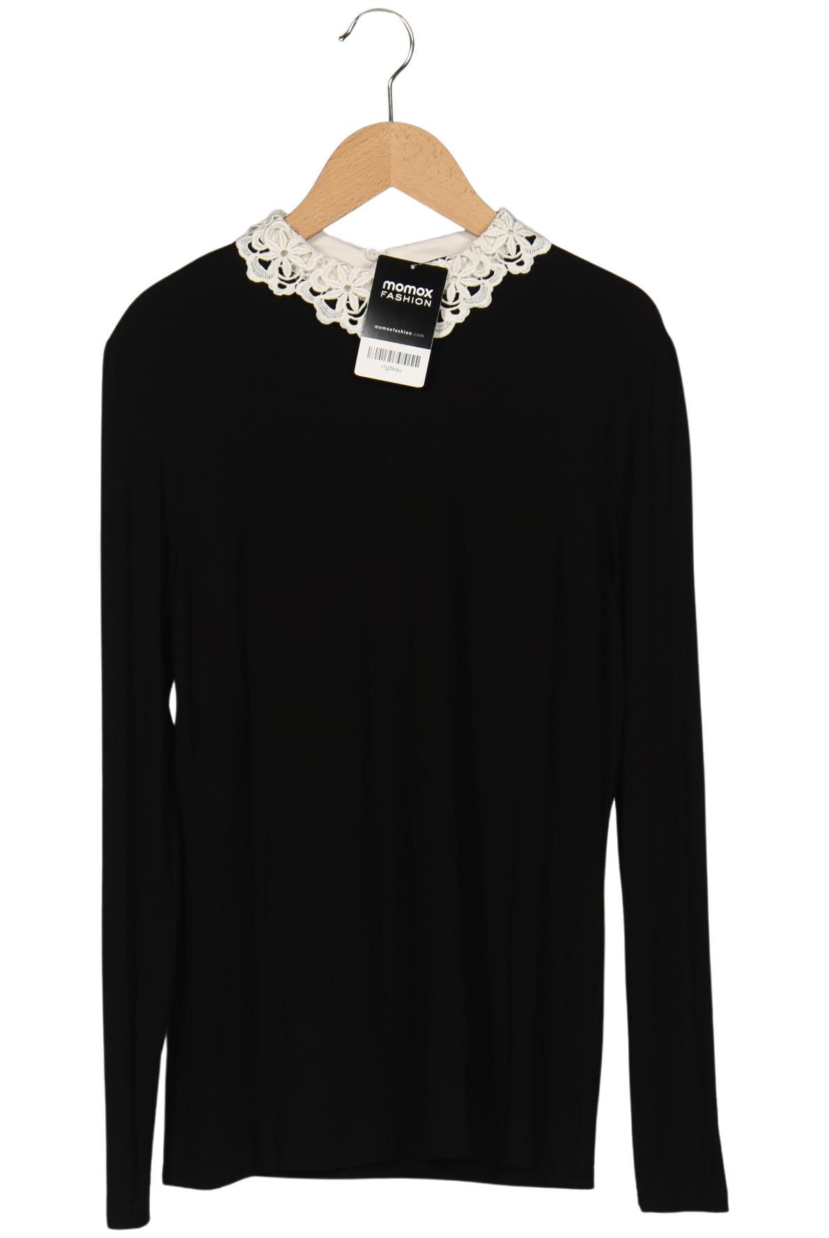 

Hallhuber Damen Langarmshirt, schwarz, Gr. 38
