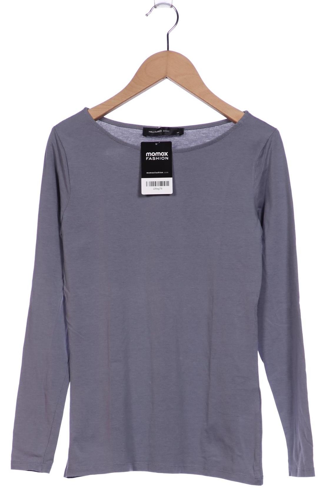 

Hallhuber Damen Langarmshirt, blau, Gr. 34