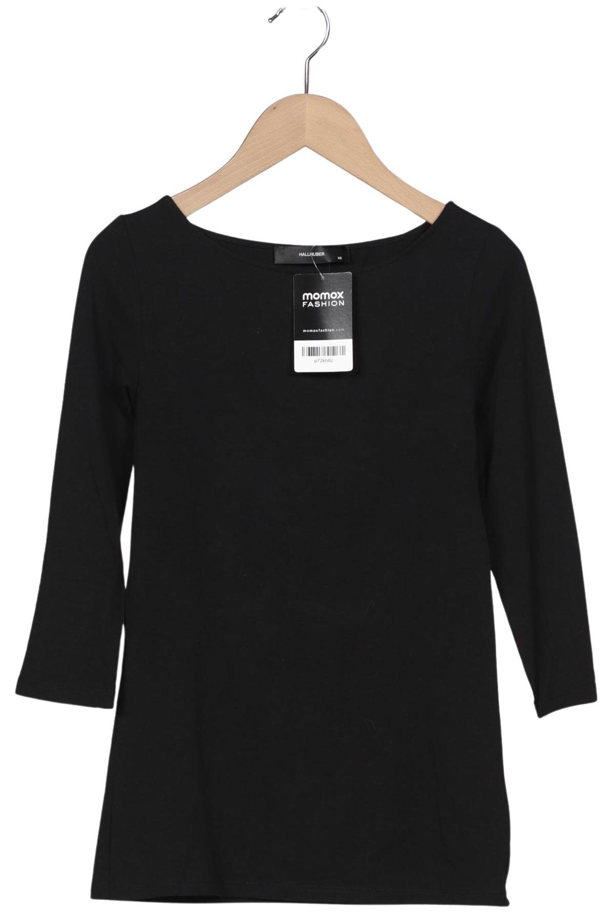 

Hallhuber Damen Langarmshirt, schwarz, Gr. 34