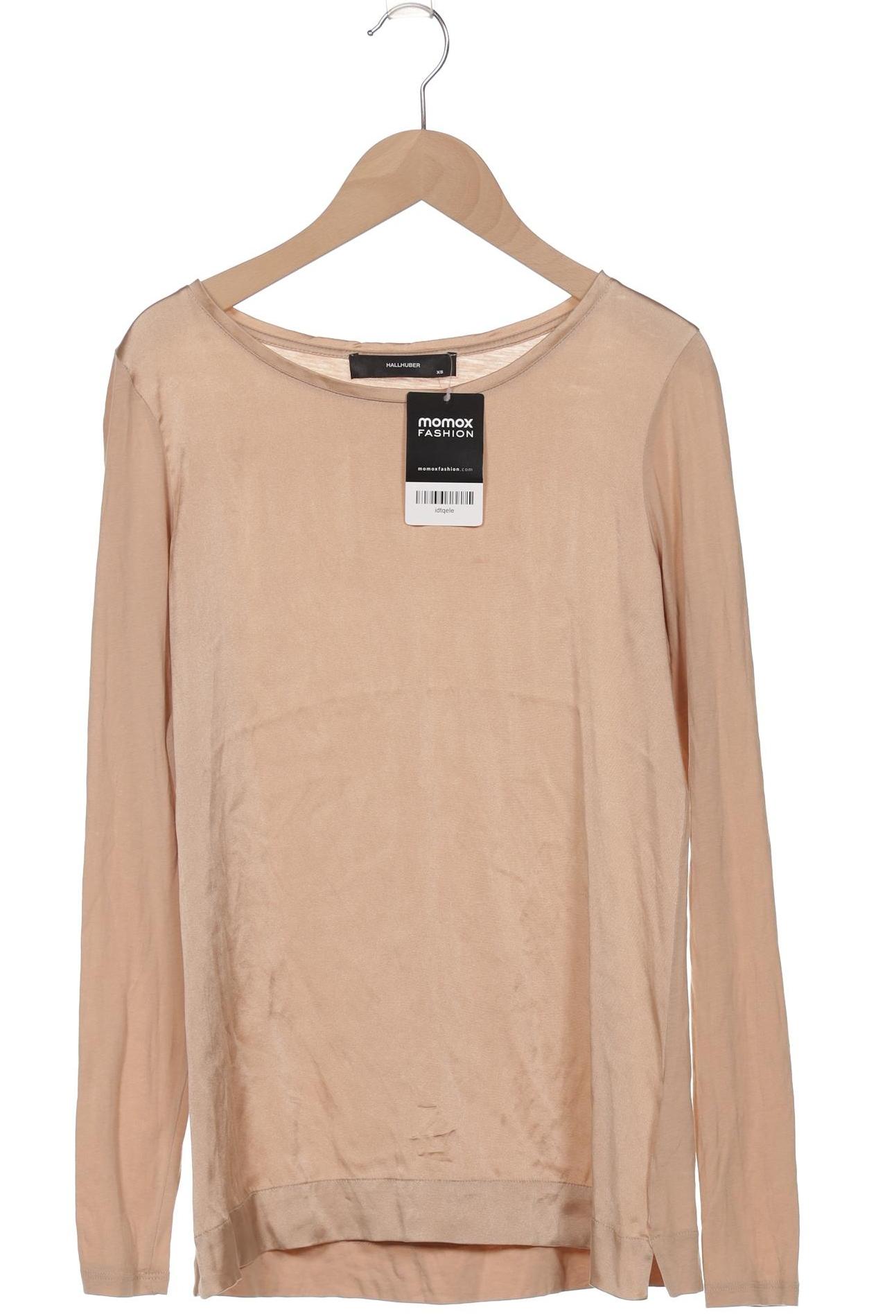 

Hallhuber Damen Langarmshirt, beige, Gr. 34