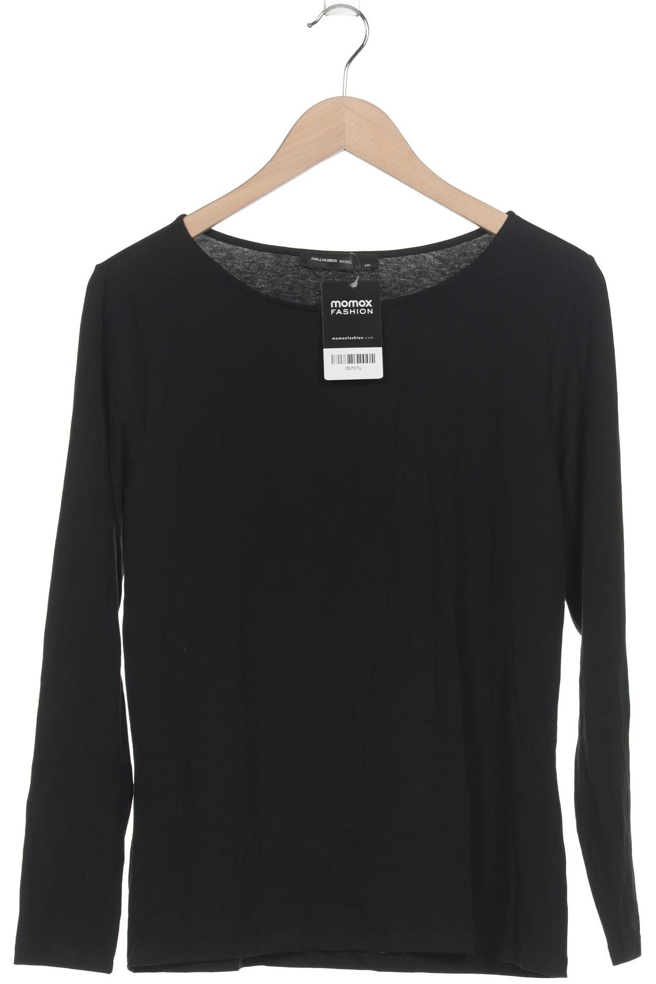 

Hallhuber Damen Langarmshirt, schwarz, Gr. 46