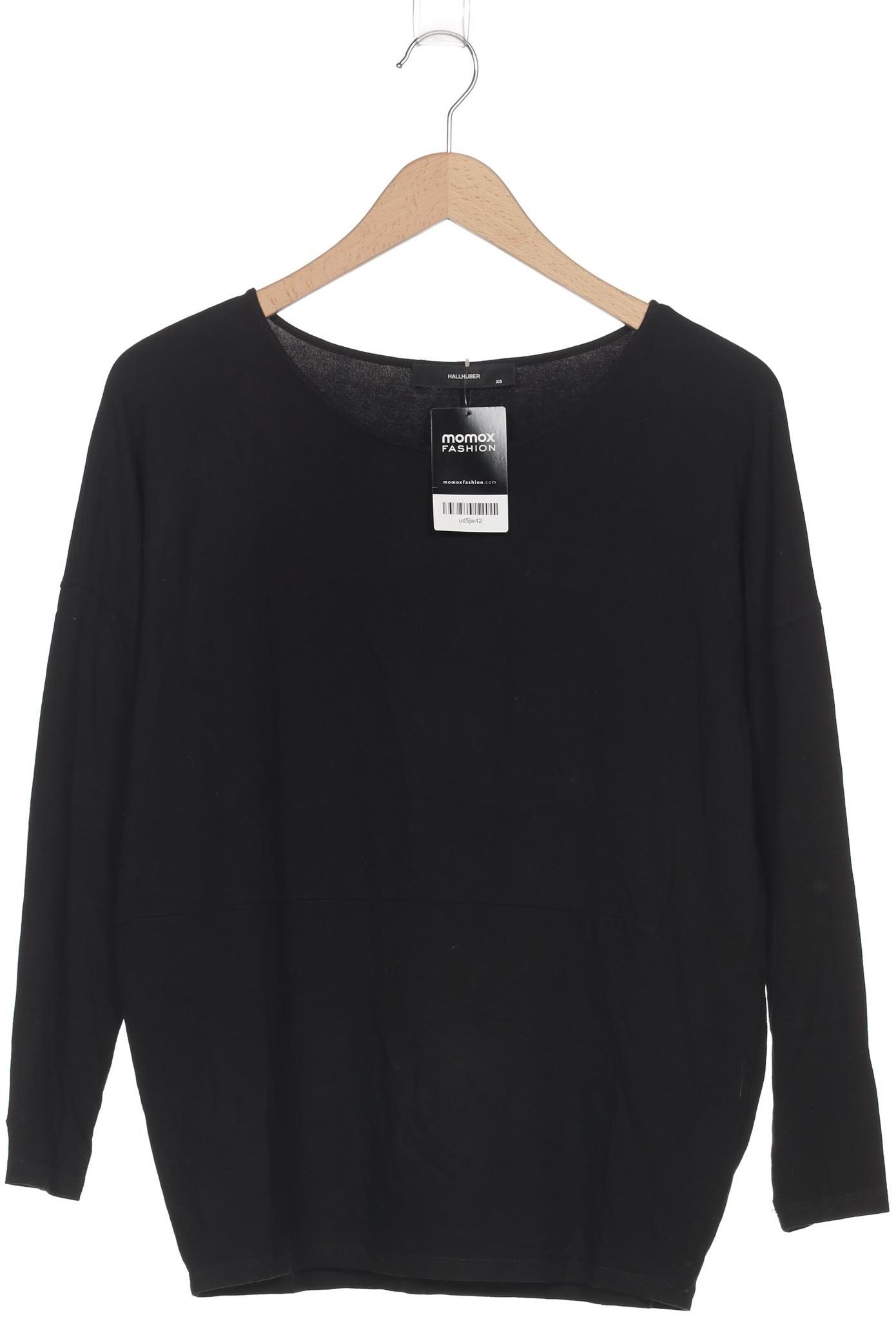 

Hallhuber Damen Langarmshirt, schwarz, Gr. 34