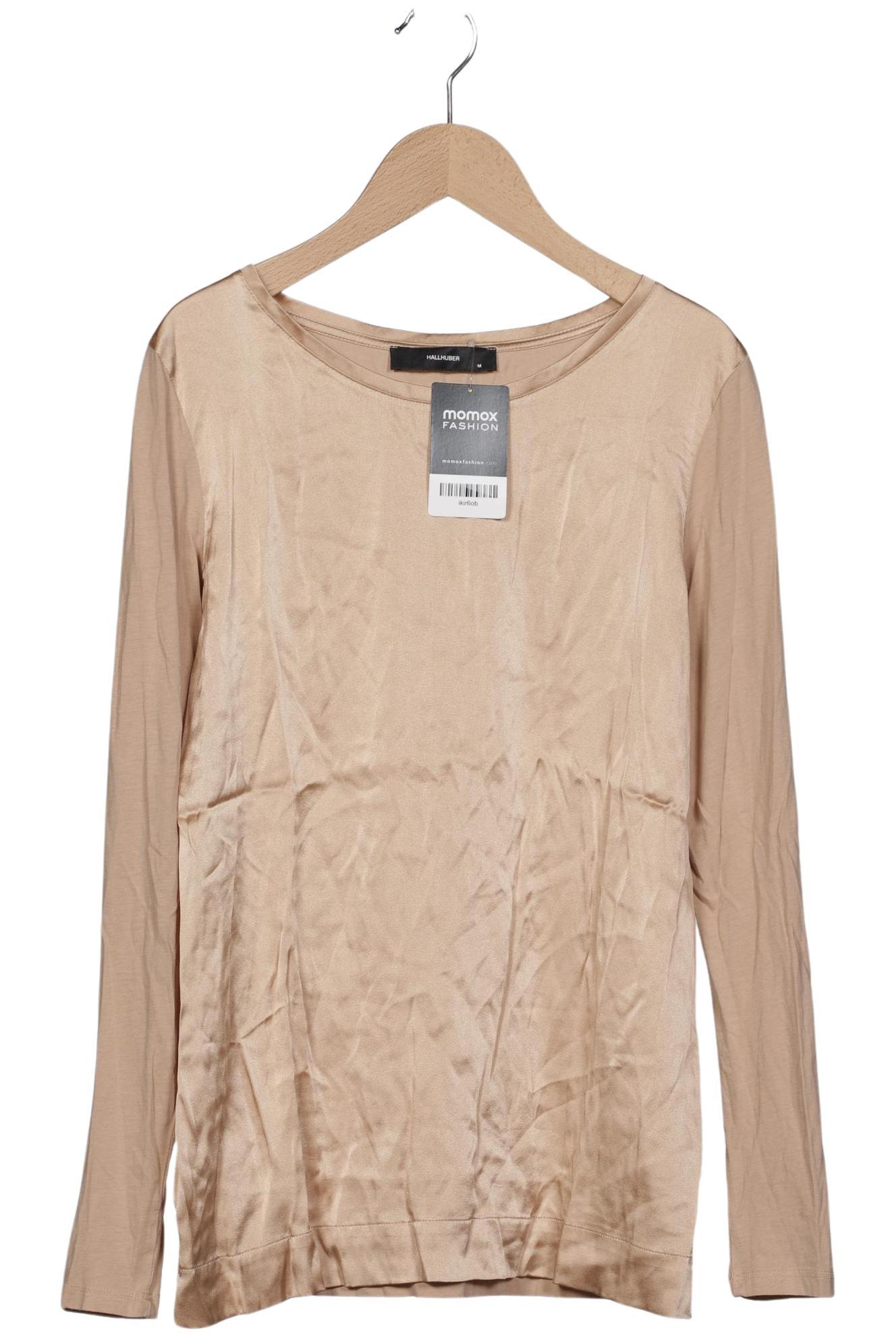 

Hallhuber Damen Langarmshirt, beige, Gr. 38
