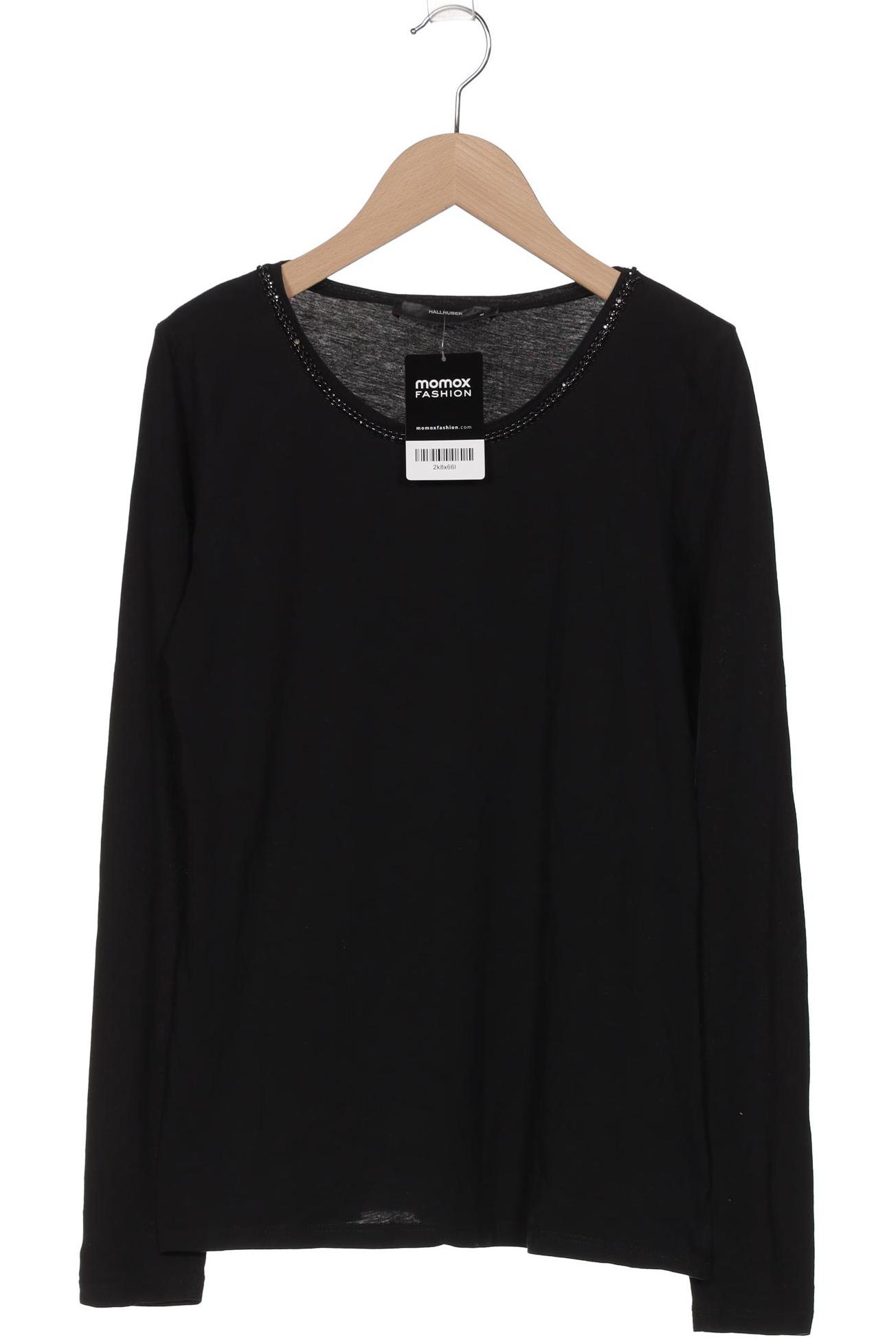 

Hallhuber Damen Langarmshirt, schwarz, Gr. 38