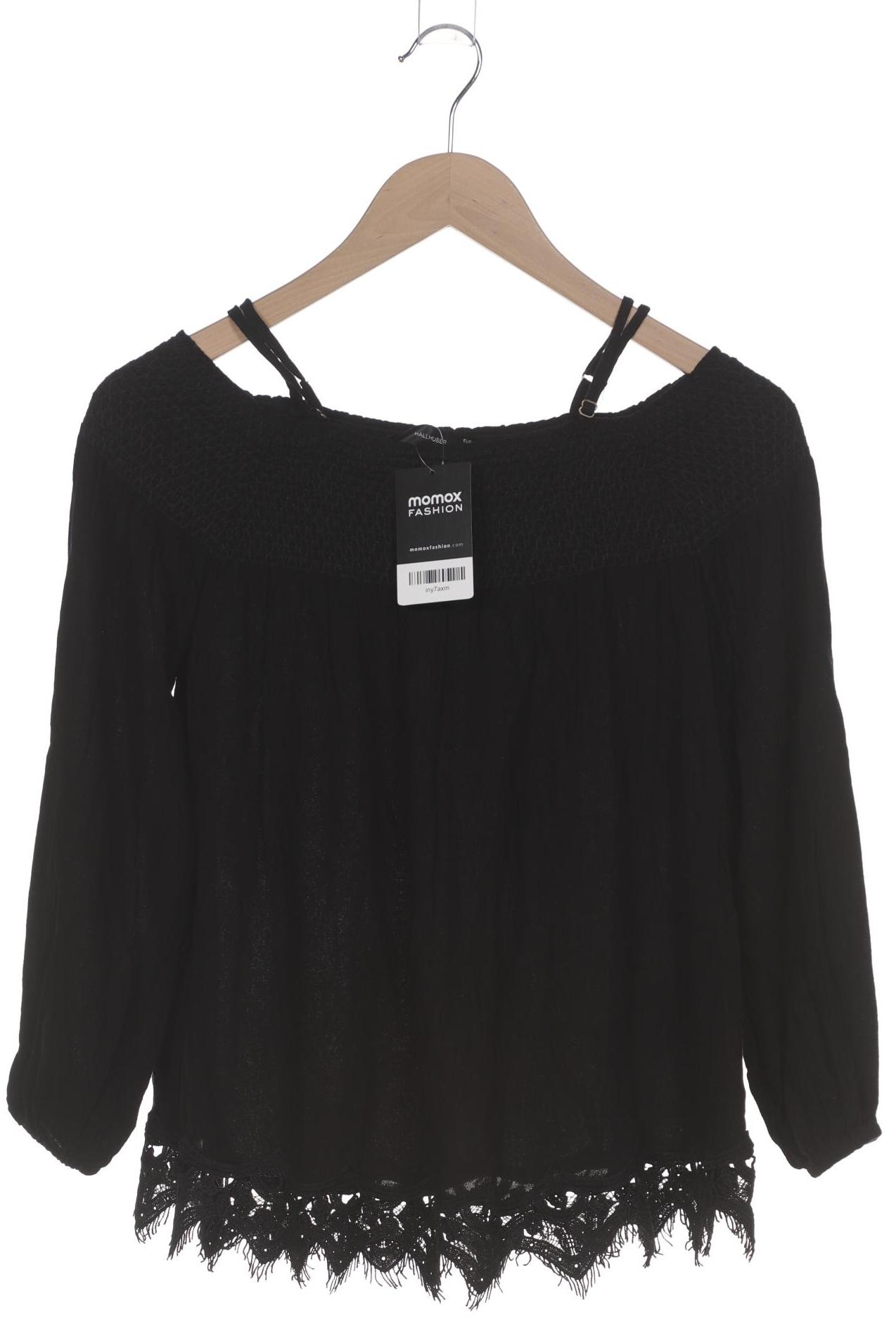

Hallhuber Damen Langarmshirt, schwarz, Gr. 34