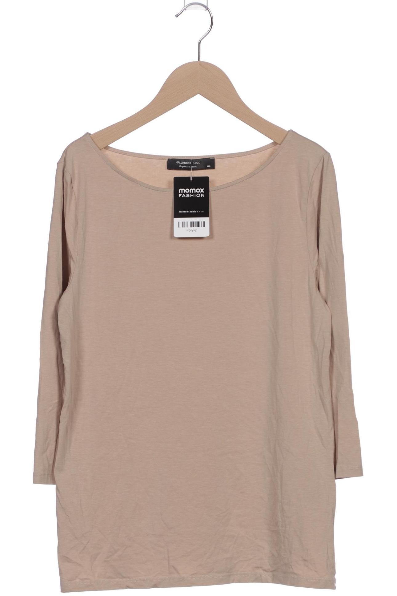 

Hallhuber Damen Langarmshirt, beige, Gr. 46