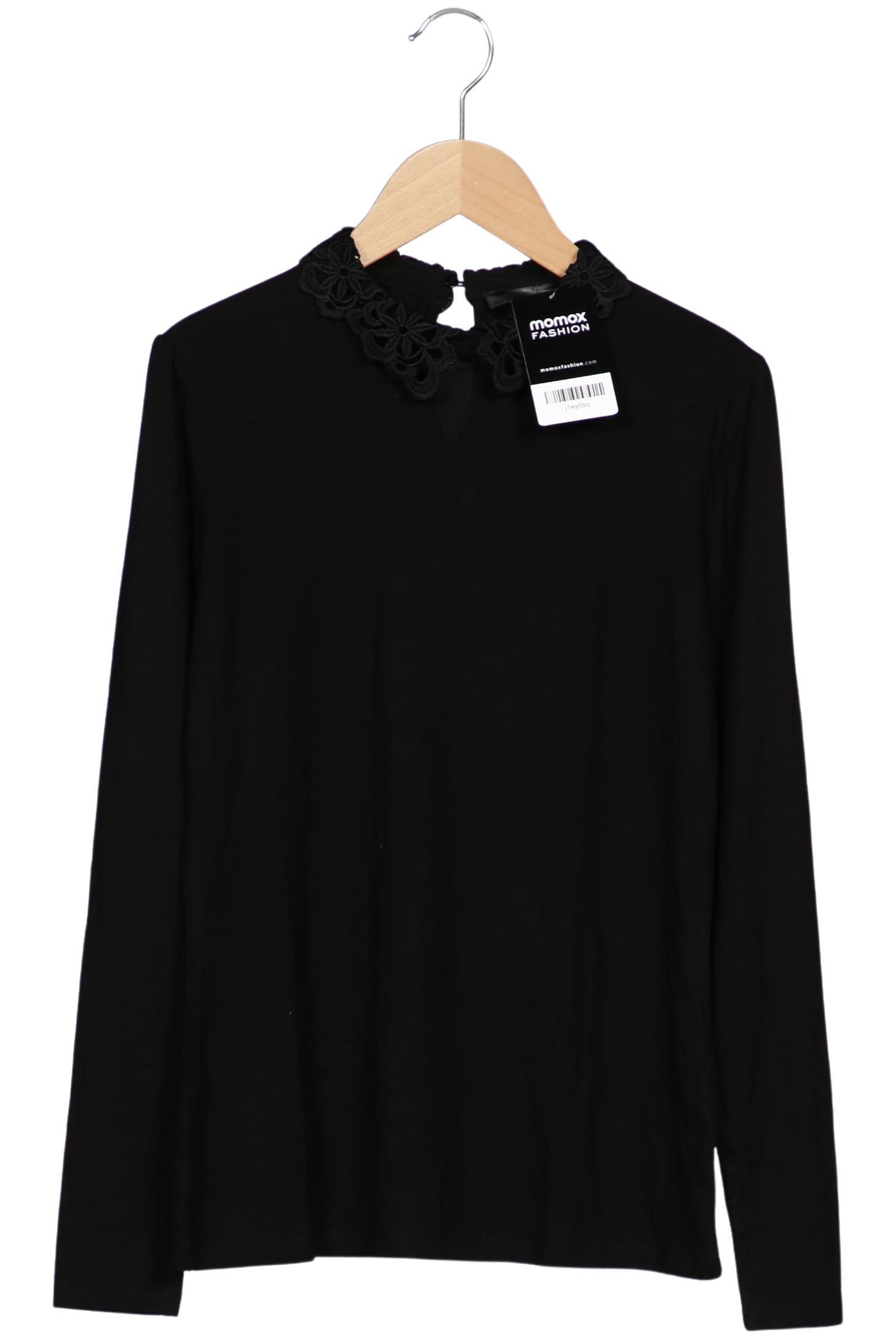 

Hallhuber Damen Langarmshirt, schwarz, Gr. 36
