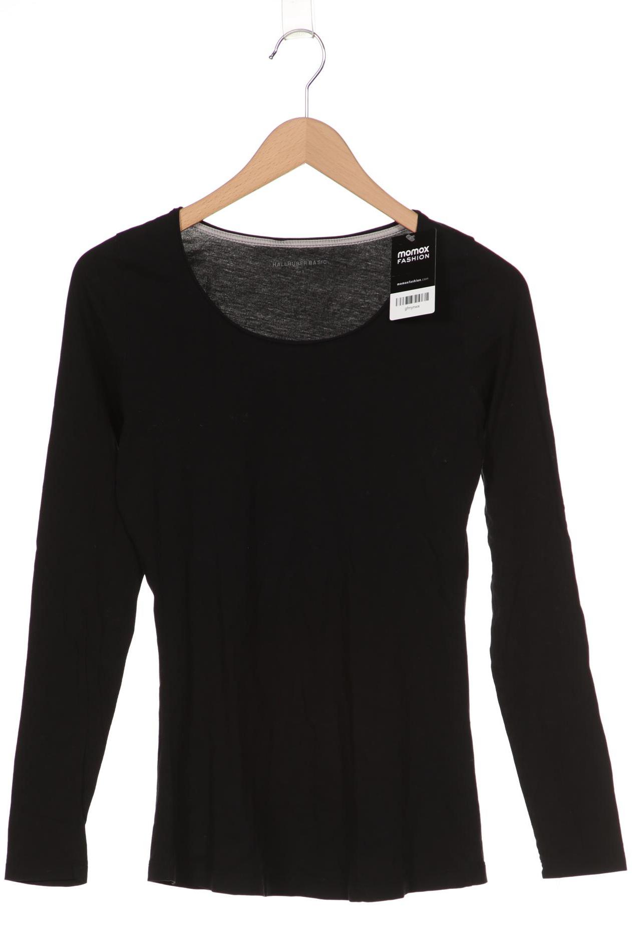 

Hallhuber Damen Langarmshirt, schwarz, Gr. 36