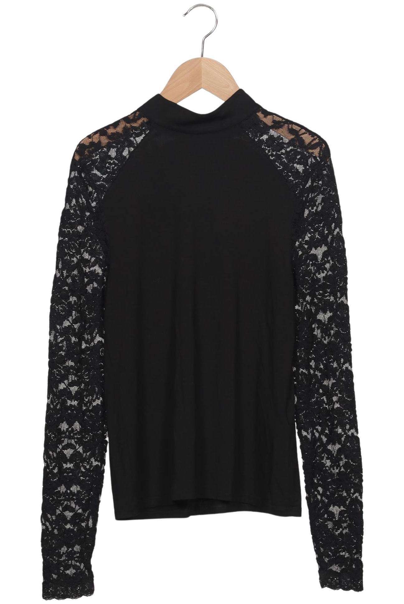 

Hallhuber Damen Langarmshirt, schwarz, Gr. 38