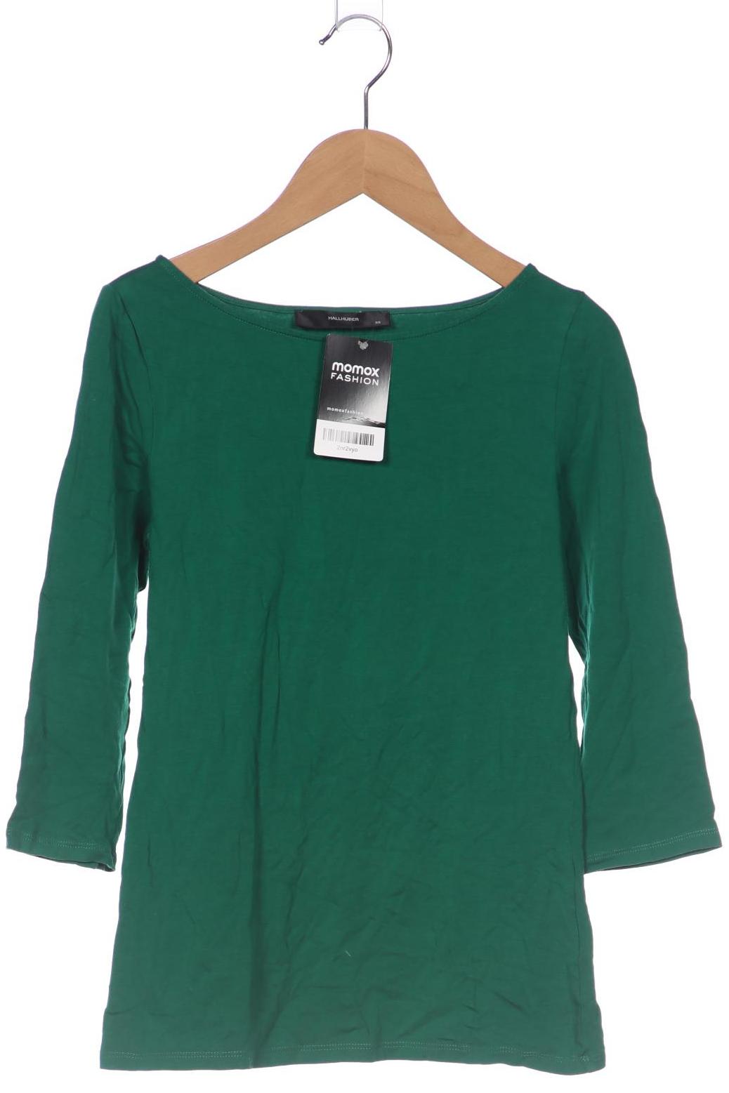 

Hallhuber Damen Langarmshirt, grün, Gr. 34