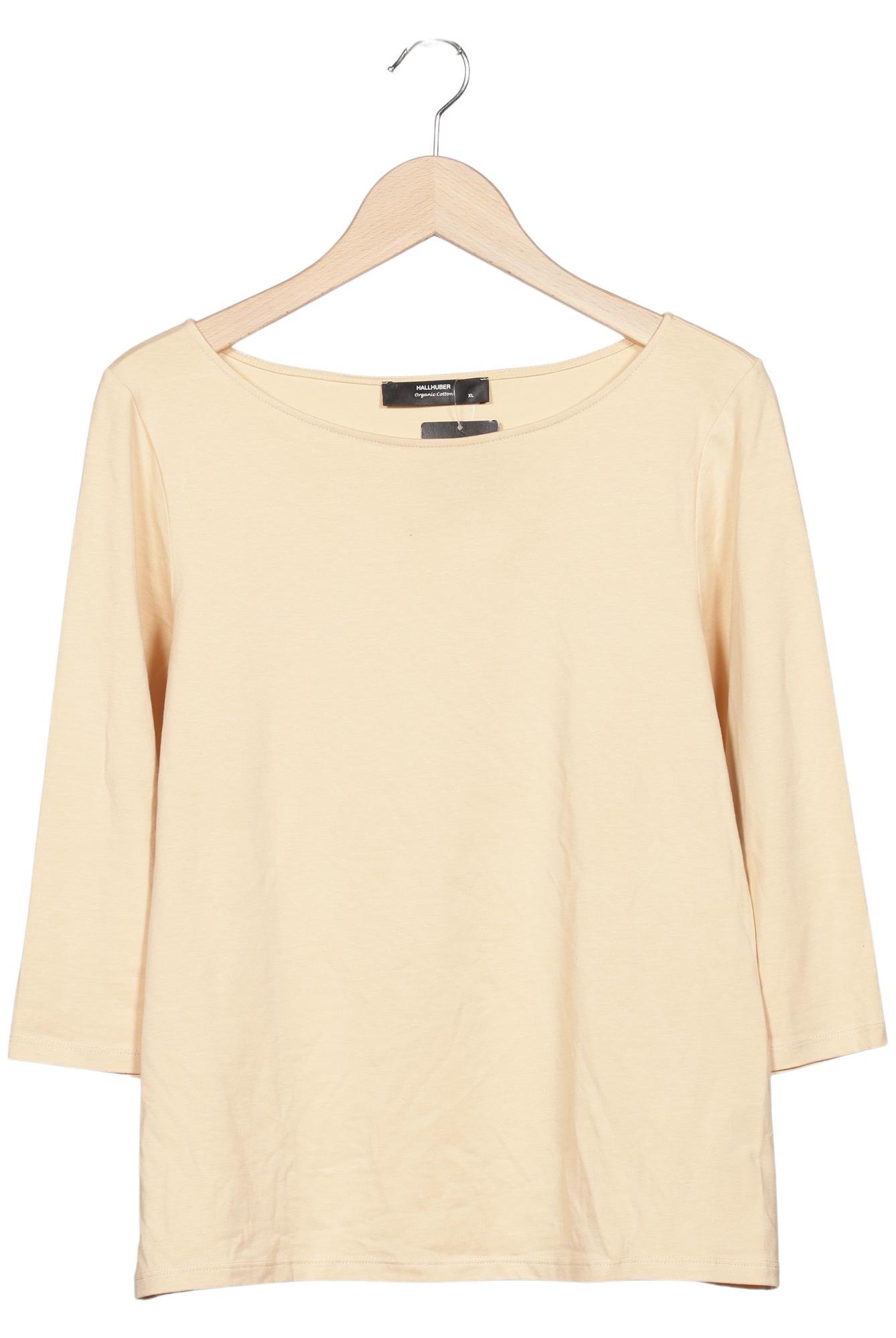 

Hallhuber Damen Langarmshirt, beige, Gr. 44