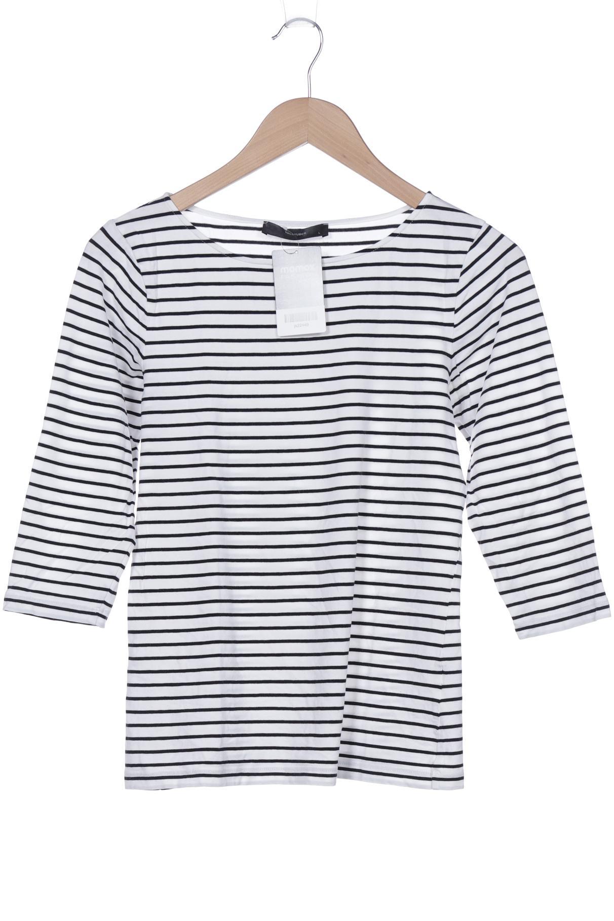 

Hallhuber Damen Langarmshirt, weiß, Gr. 42