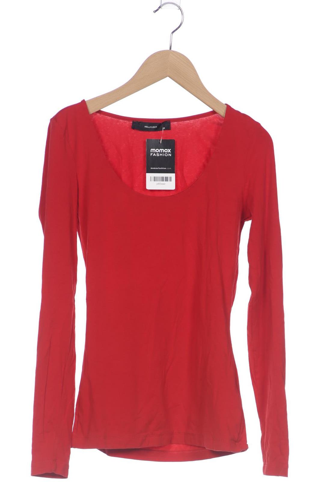 

Hallhuber Damen Langarmshirt, rot, Gr. 34