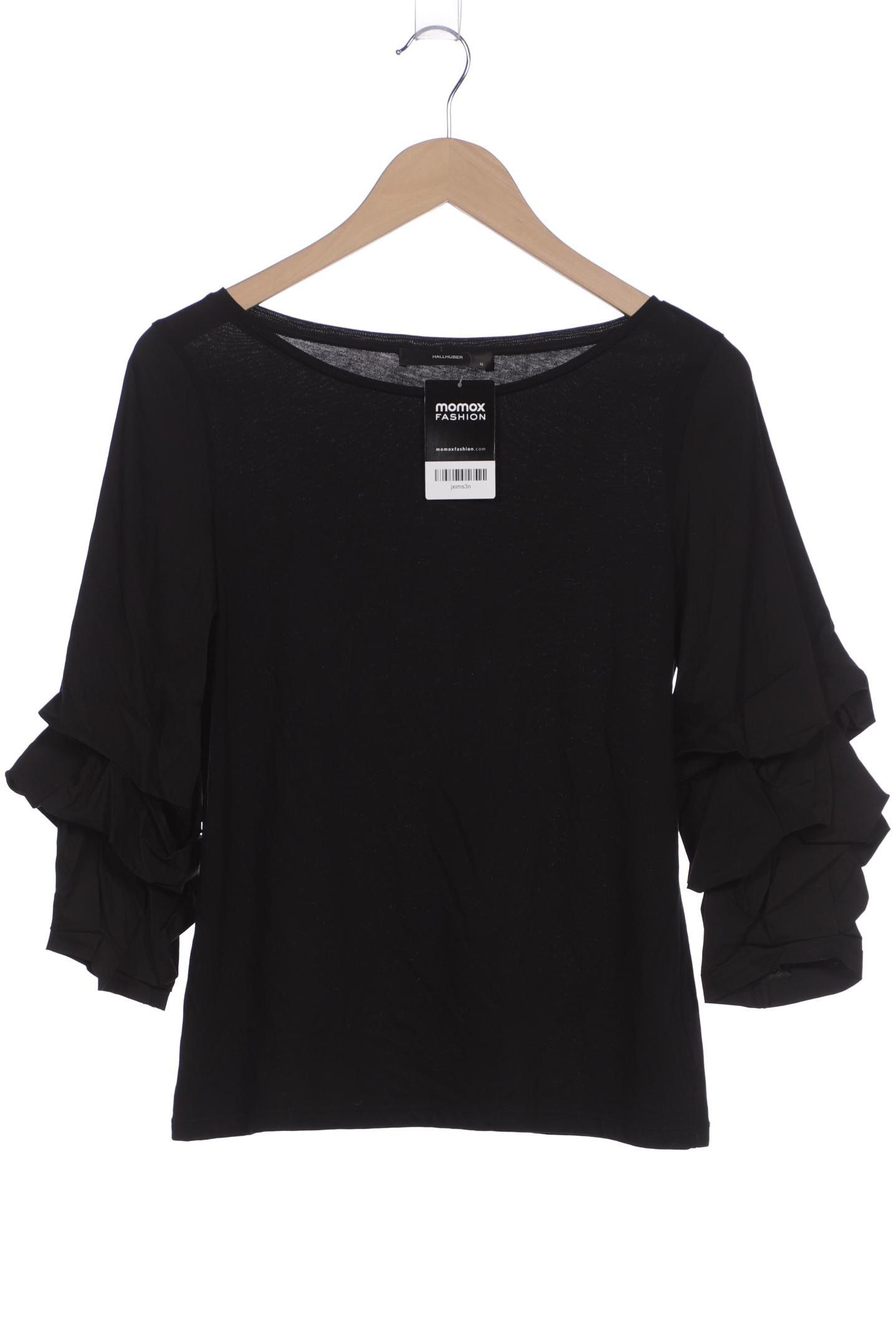 

Hallhuber Damen Langarmshirt, schwarz, Gr. 38