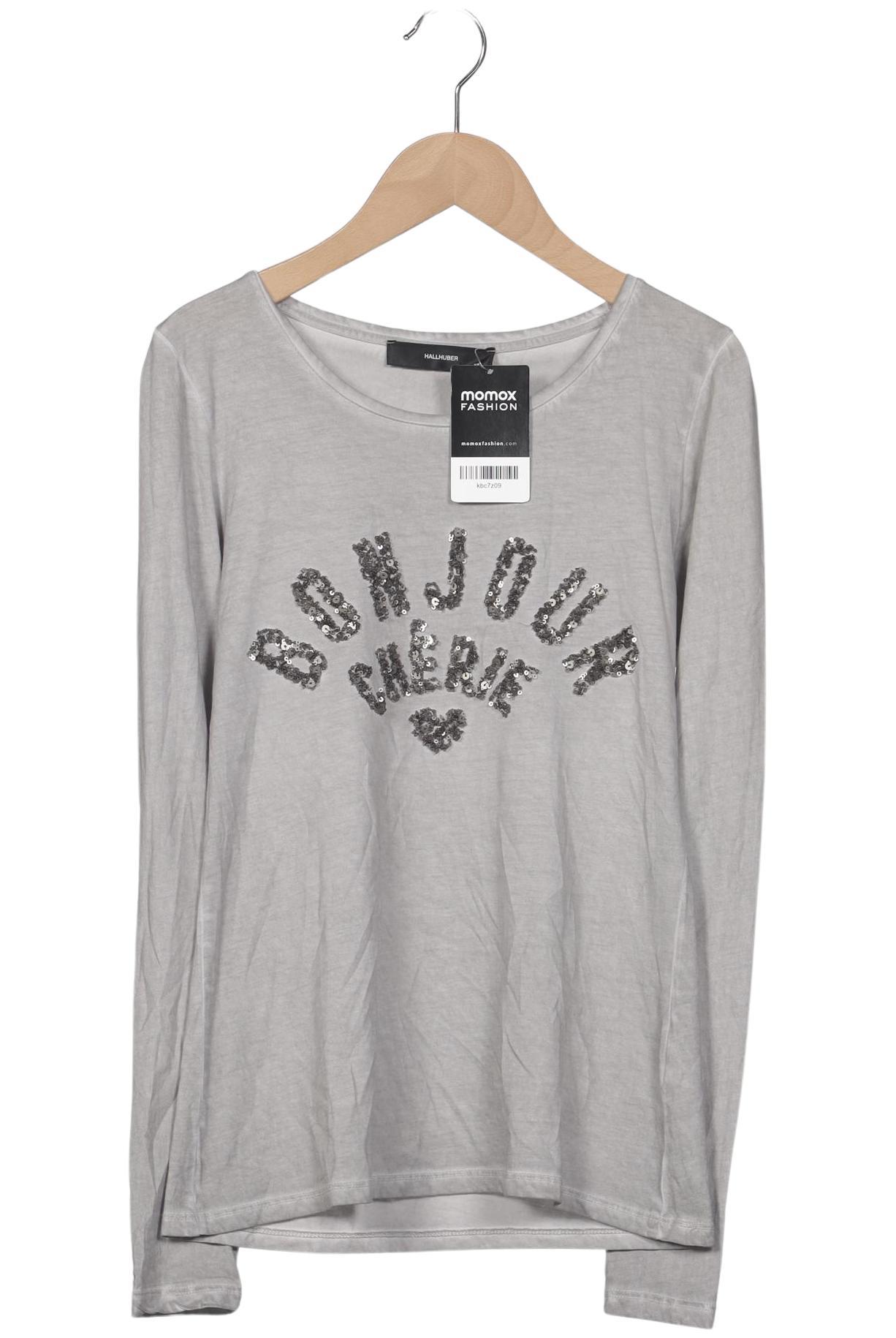 

Hallhuber Damen Langarmshirt, grau, Gr. 34
