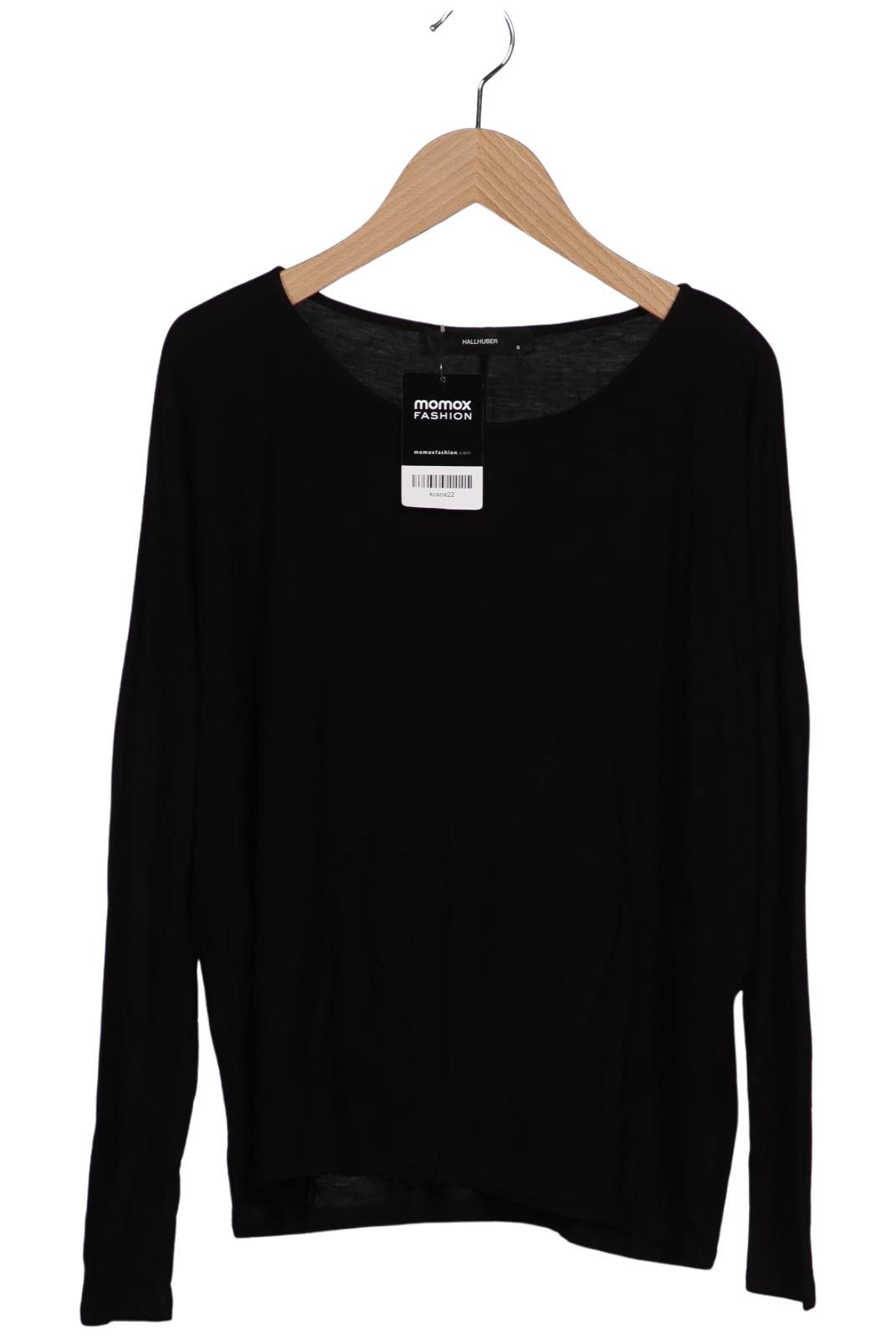 

Hallhuber Damen Langarmshirt, schwarz, Gr. 36