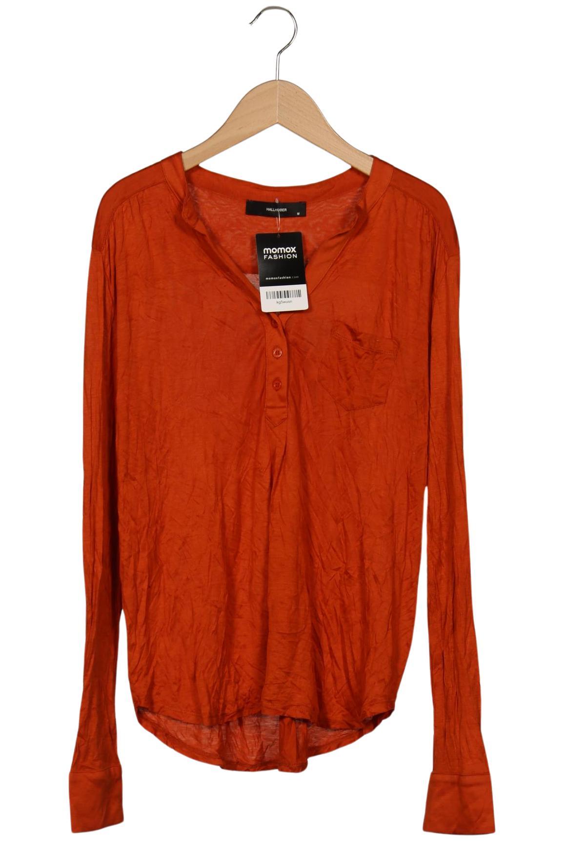 

Hallhuber Damen Langarmshirt, orange, Gr. 38