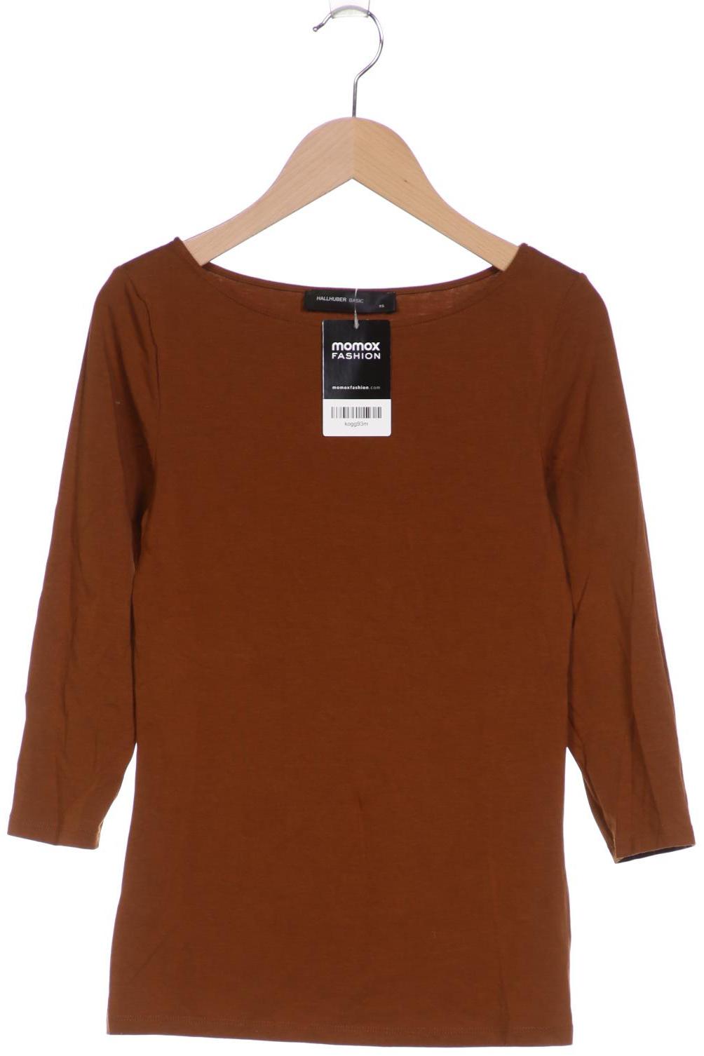 

Hallhuber Damen Langarmshirt, braun, Gr. 34