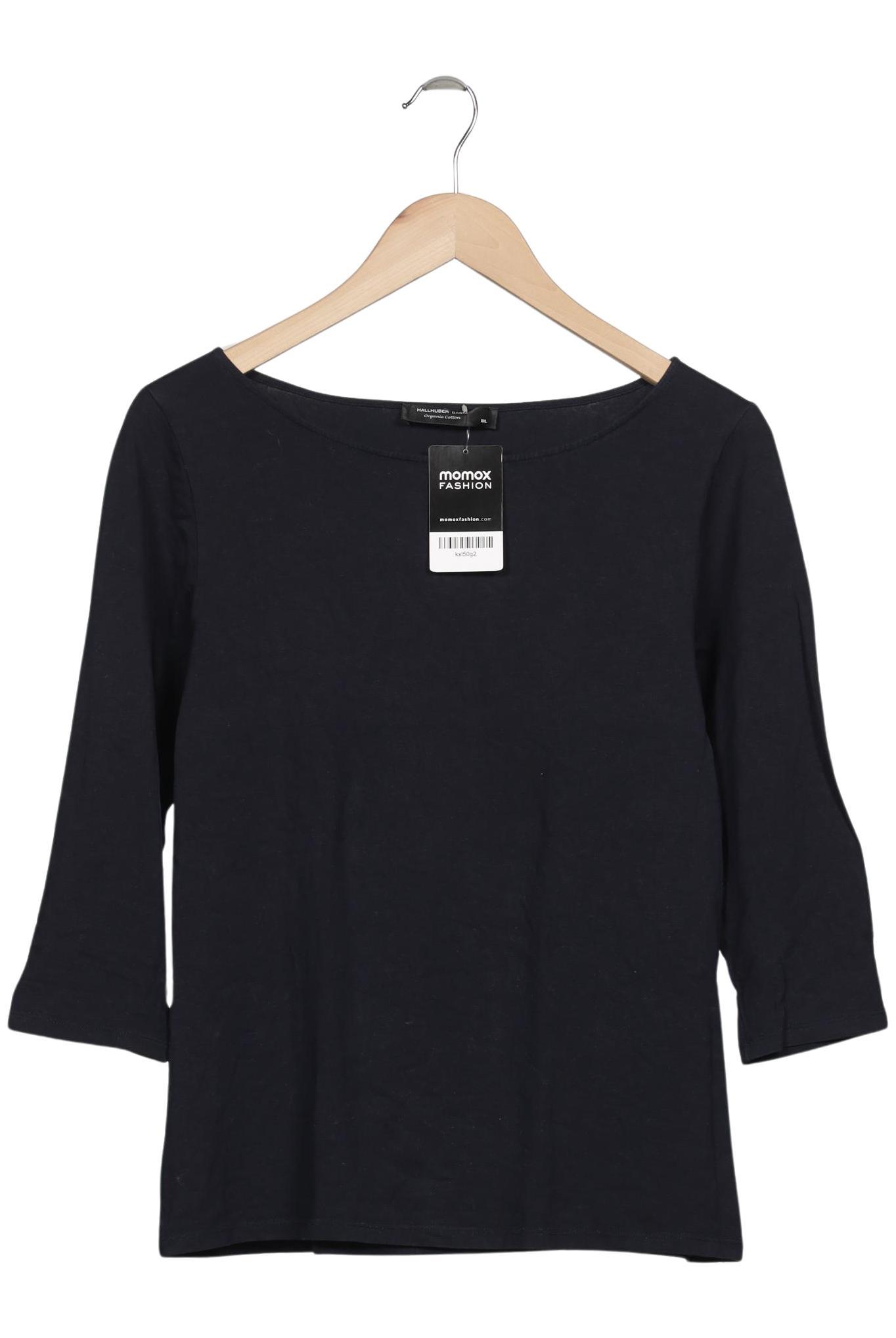 

Hallhuber Damen Langarmshirt, marineblau, Gr. 46