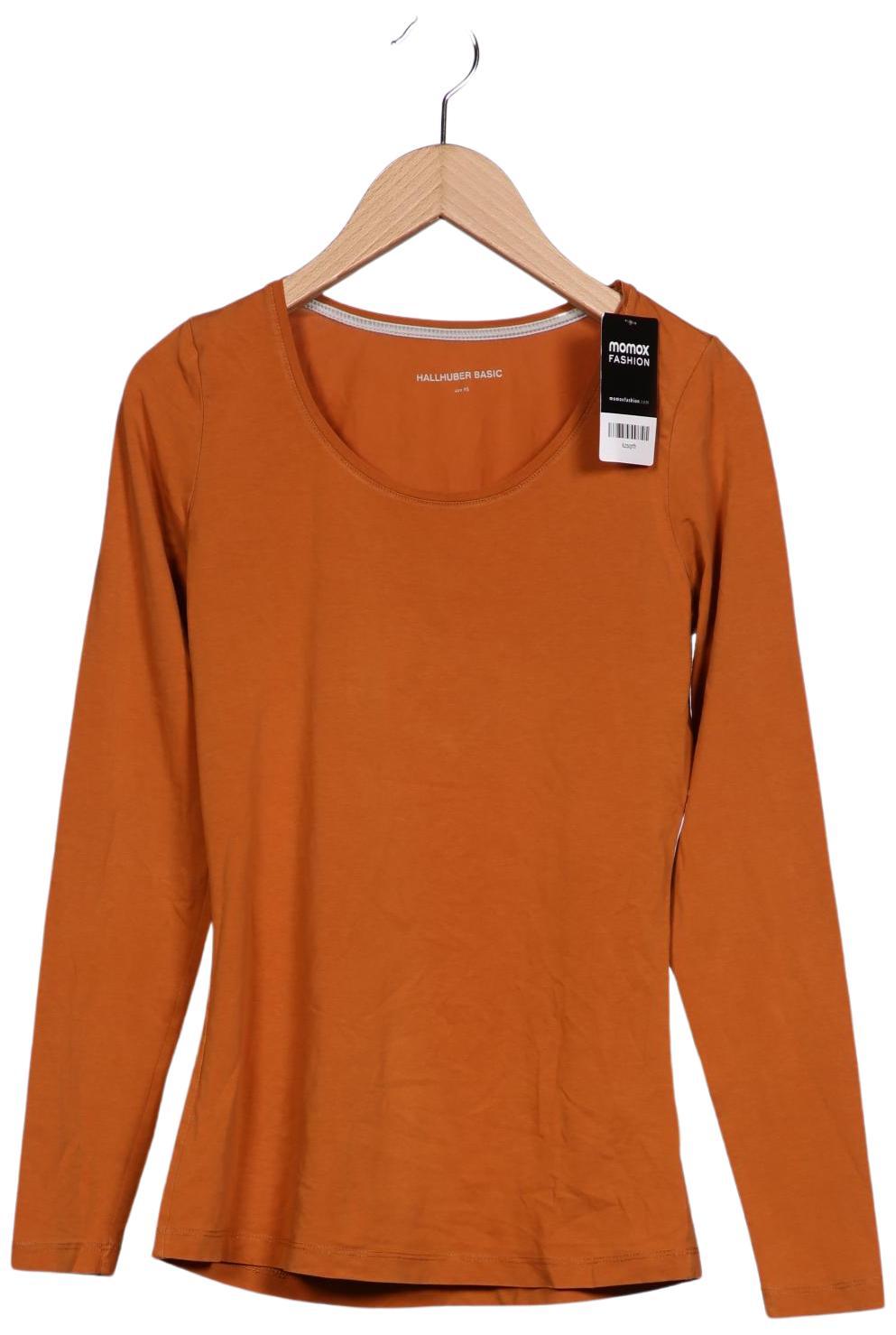 

Hallhuber Damen Langarmshirt, orange, Gr. 34