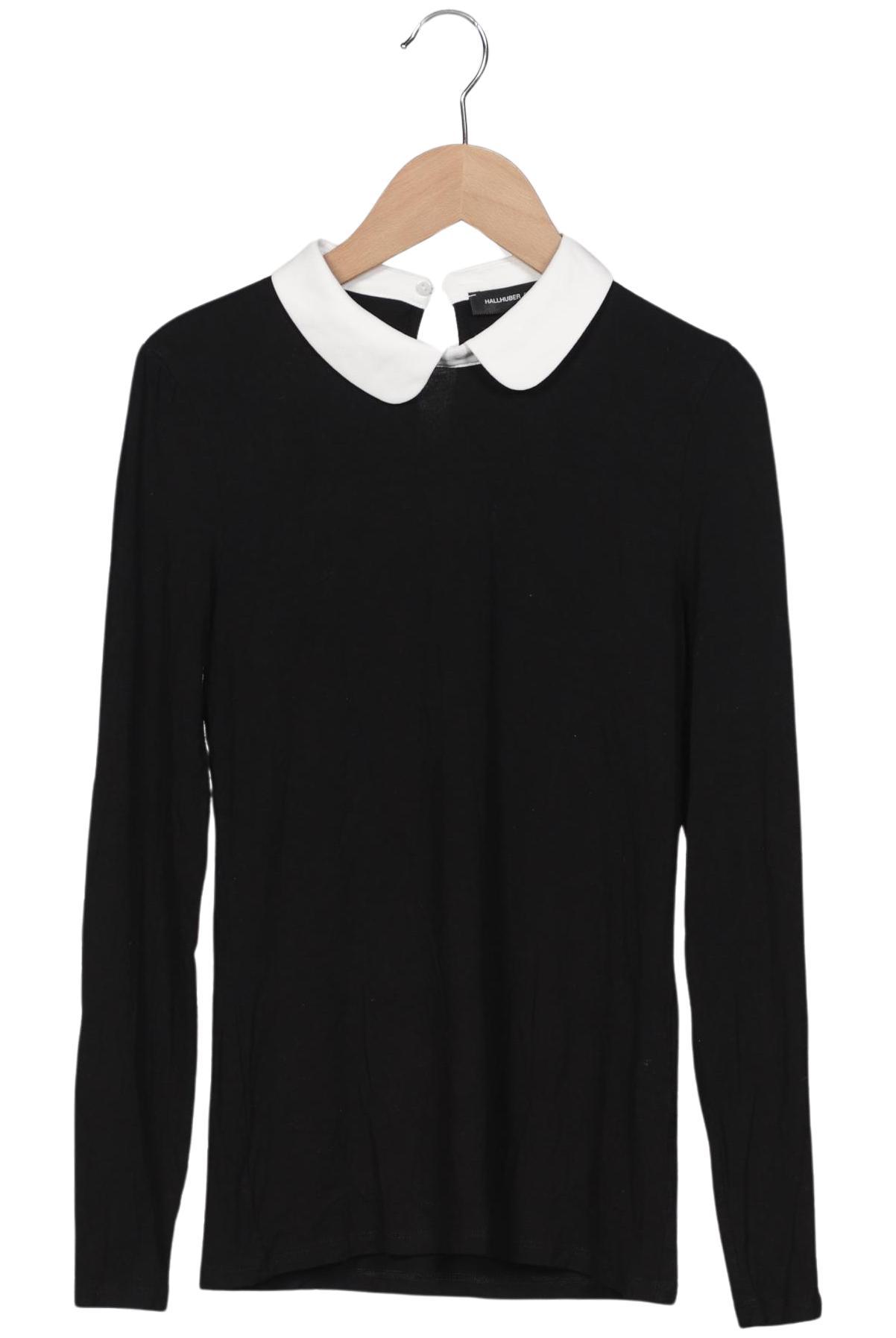 

Hallhuber Damen Langarmshirt, schwarz, Gr. 34