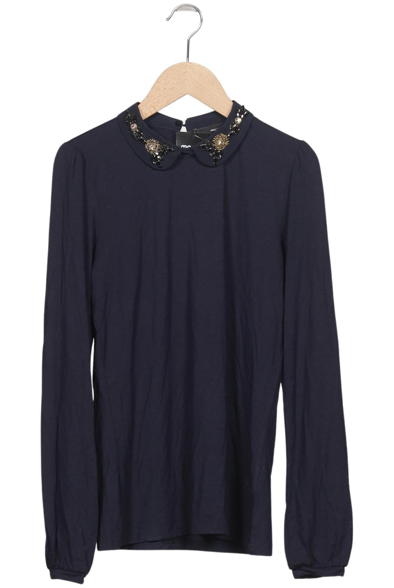 

Hallhuber Damen Langarmshirt, marineblau, Gr. 34