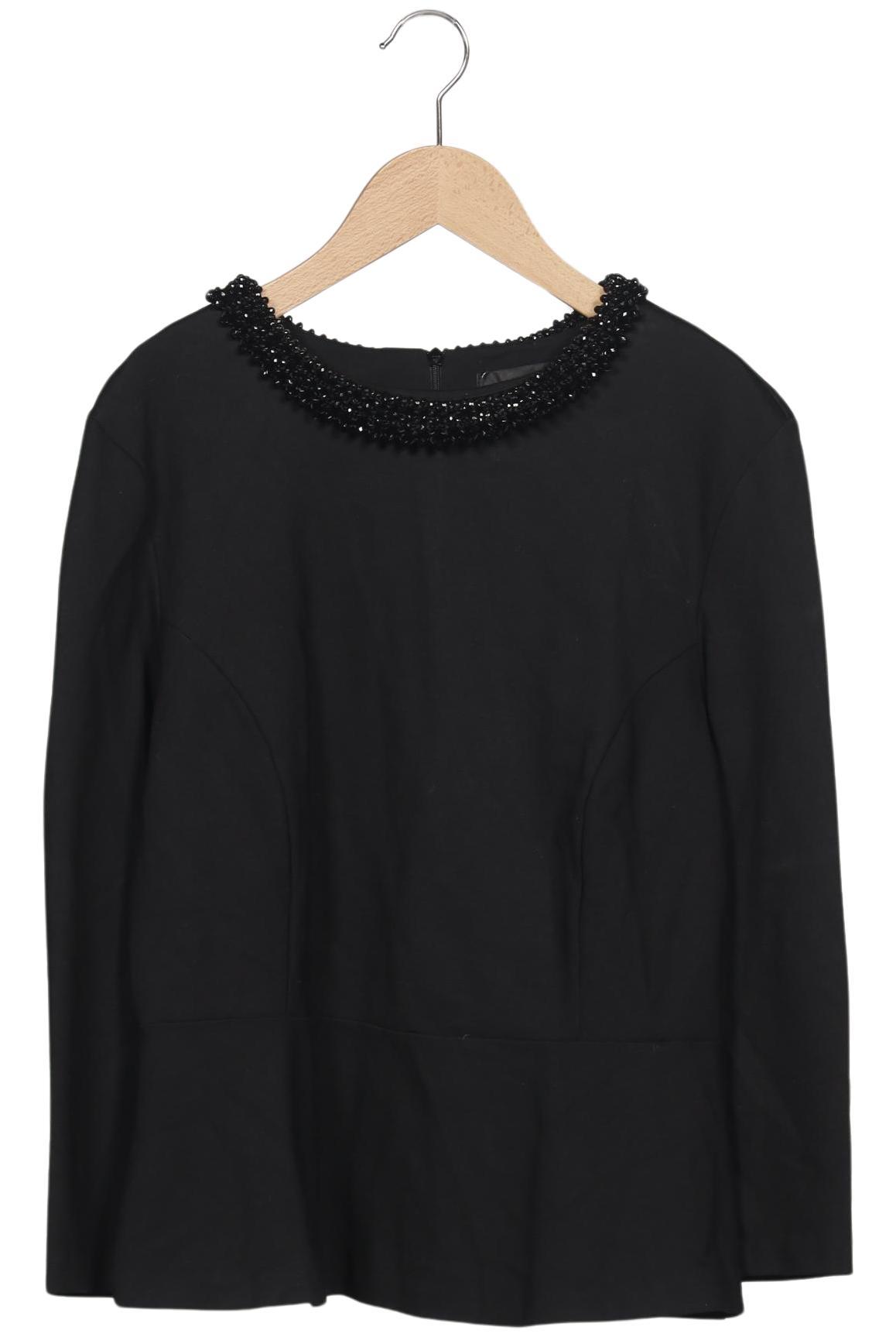 

Hallhuber Damen Langarmshirt, schwarz, Gr. 44