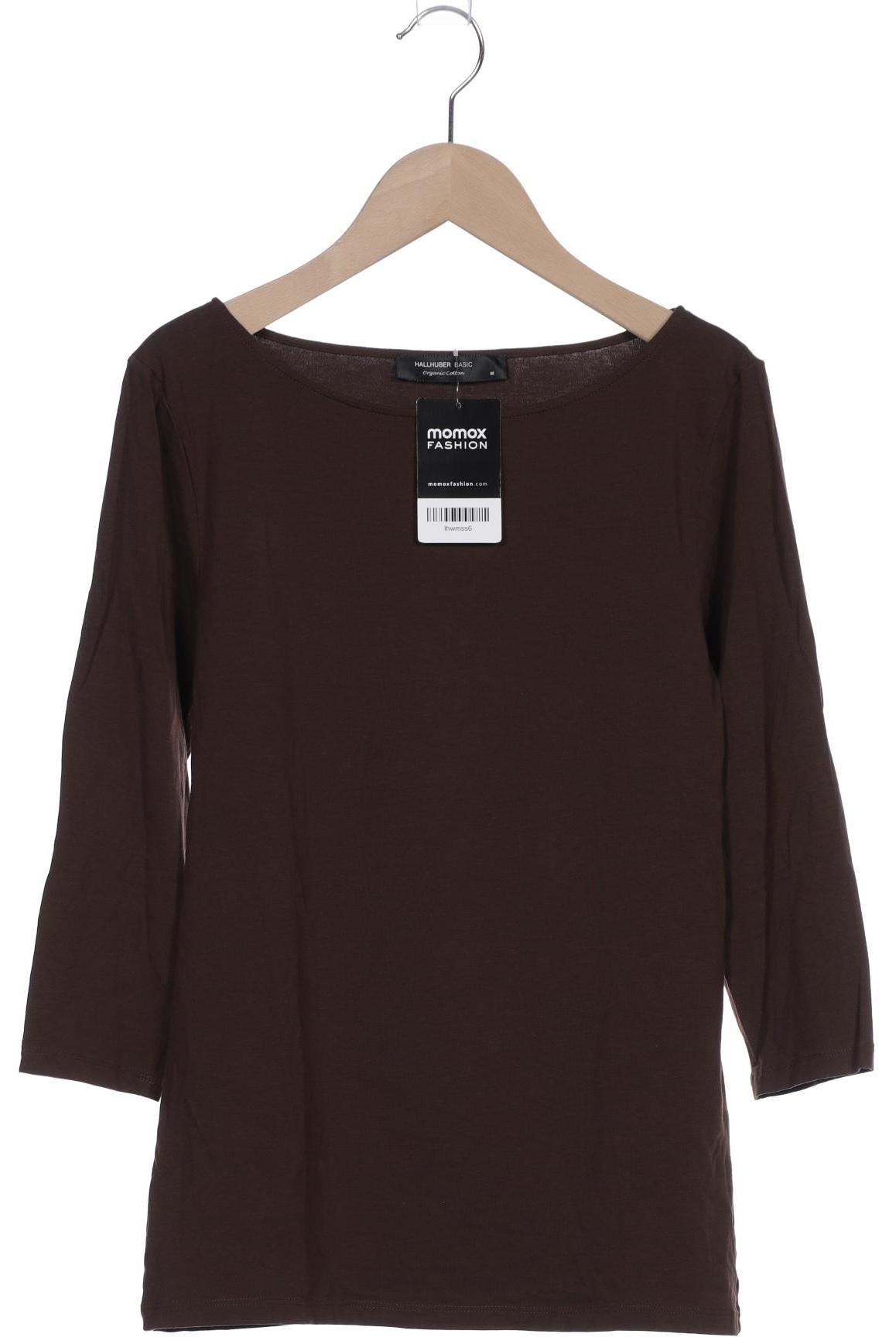 

Hallhuber Damen Langarmshirt, braun, Gr. 38