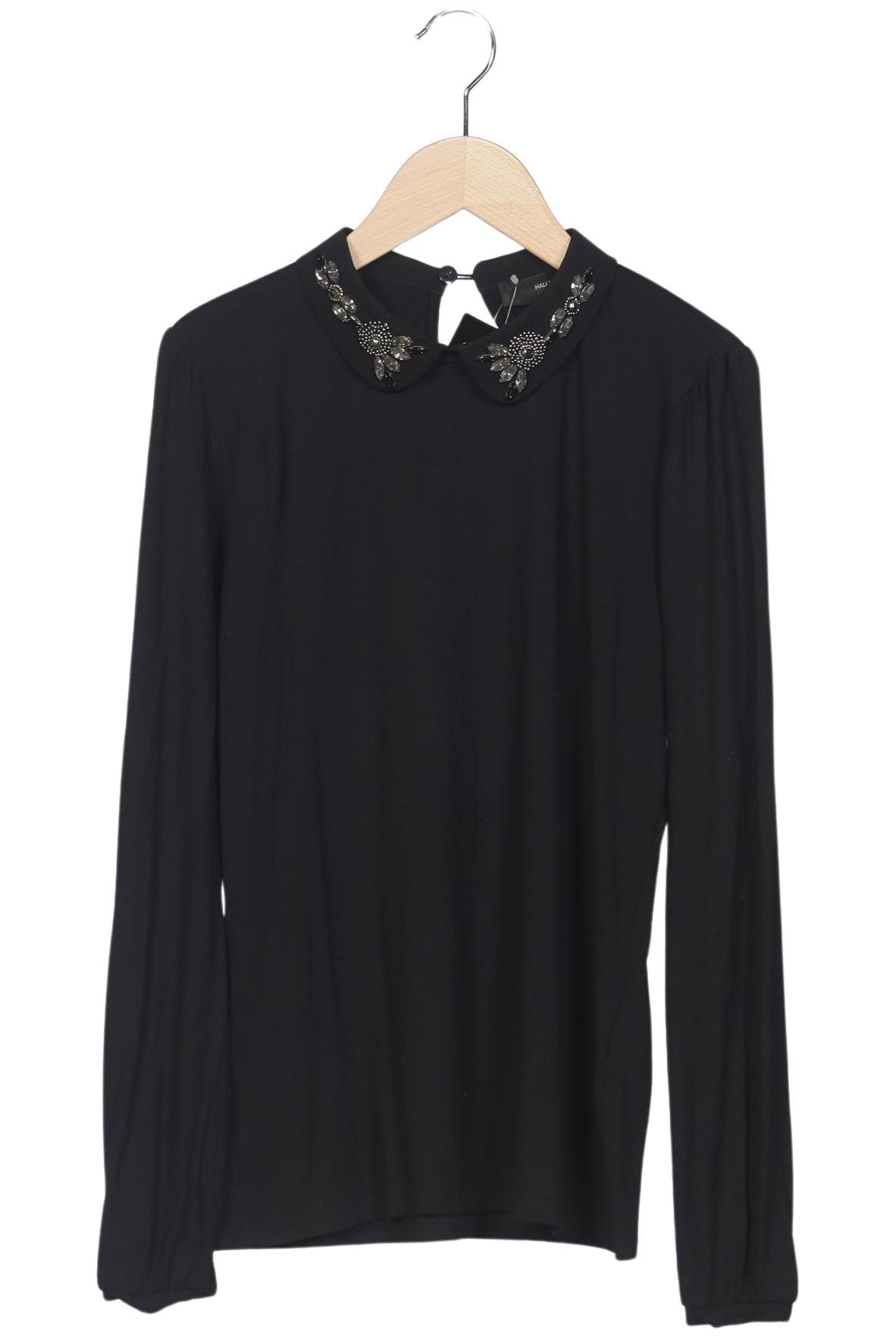 

Hallhuber Damen Langarmshirt, schwarz, Gr. 36