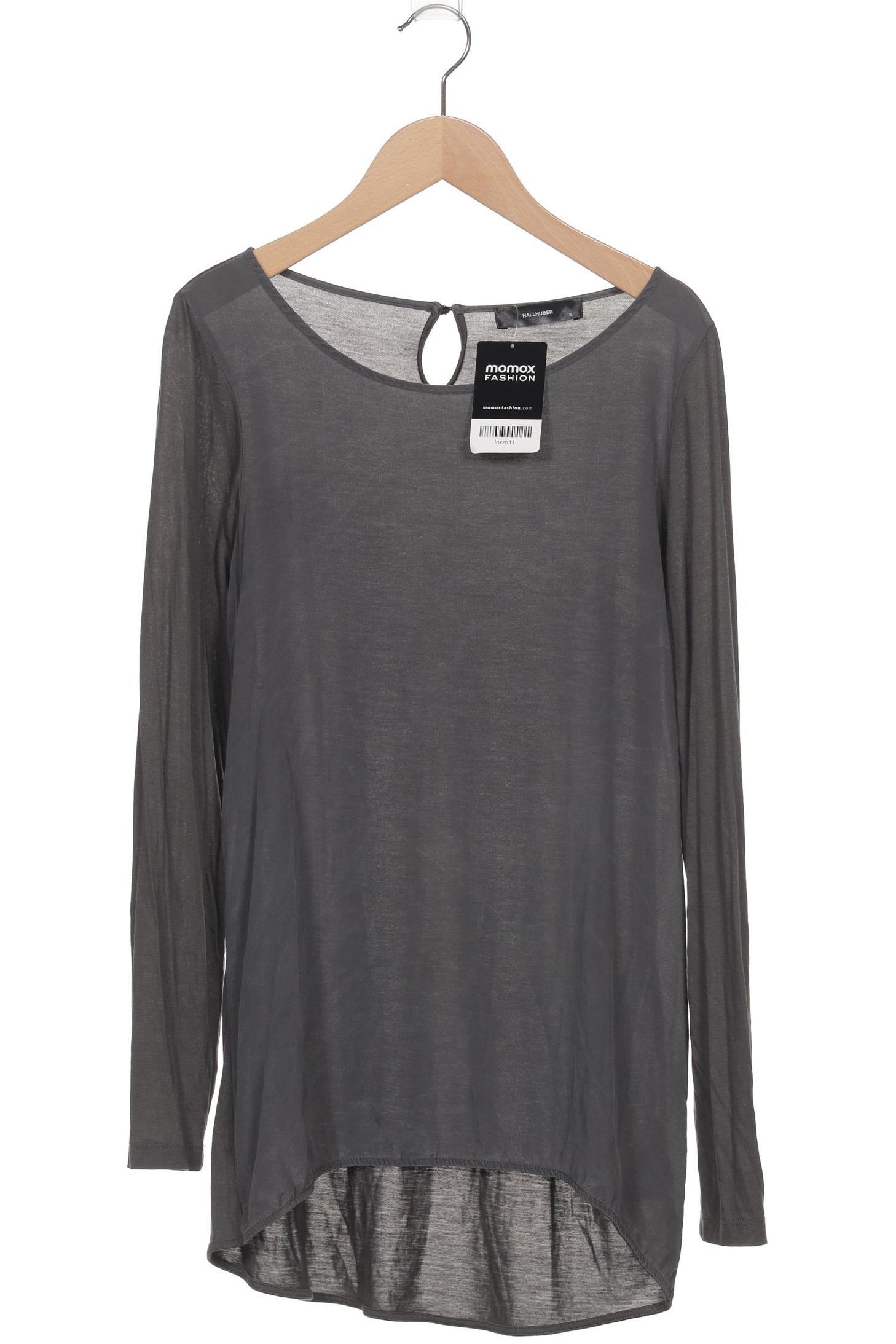 

Hallhuber Damen Langarmshirt, grau, Gr. 36