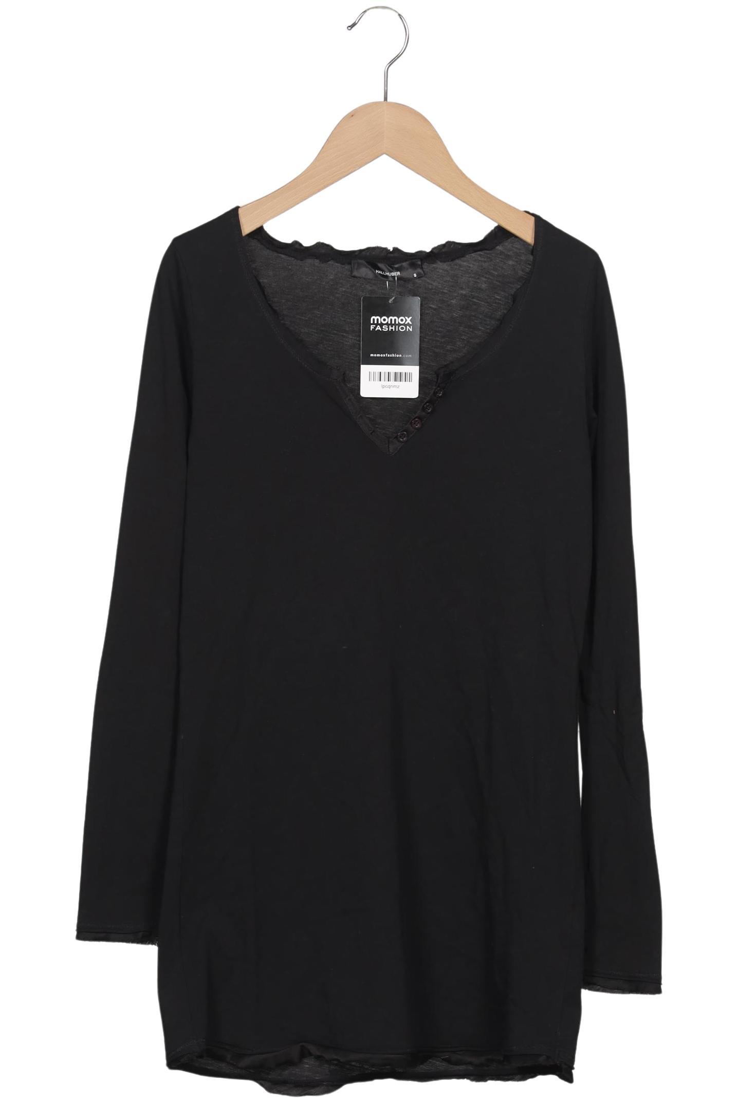 

Hallhuber Damen Langarmshirt, schwarz, Gr. 36