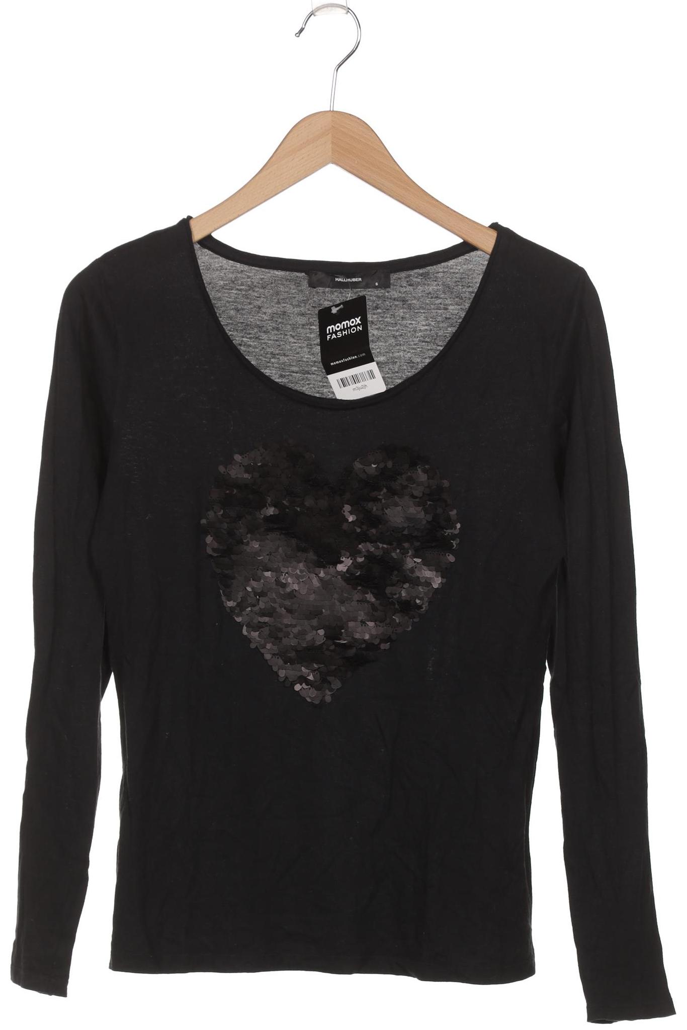 

Hallhuber Damen Langarmshirt, schwarz, Gr. 36